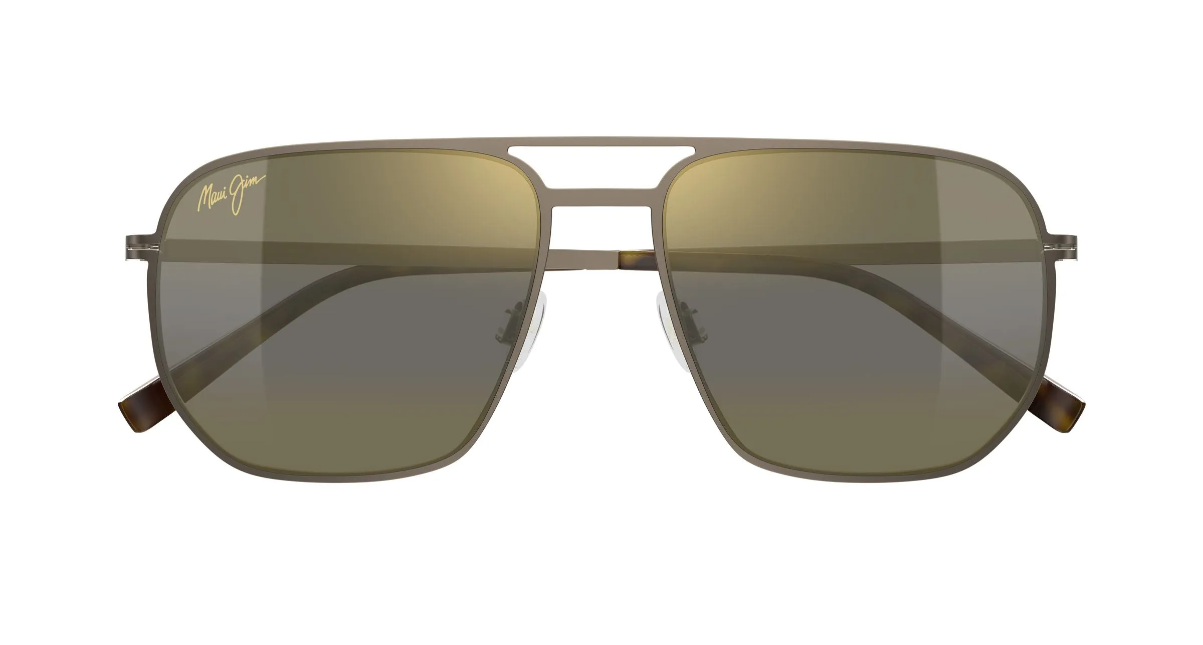 Maui Jim MJ0605S 003 Occhiali da sole Metallo Argento Bronzo Squadrata - immagine 2