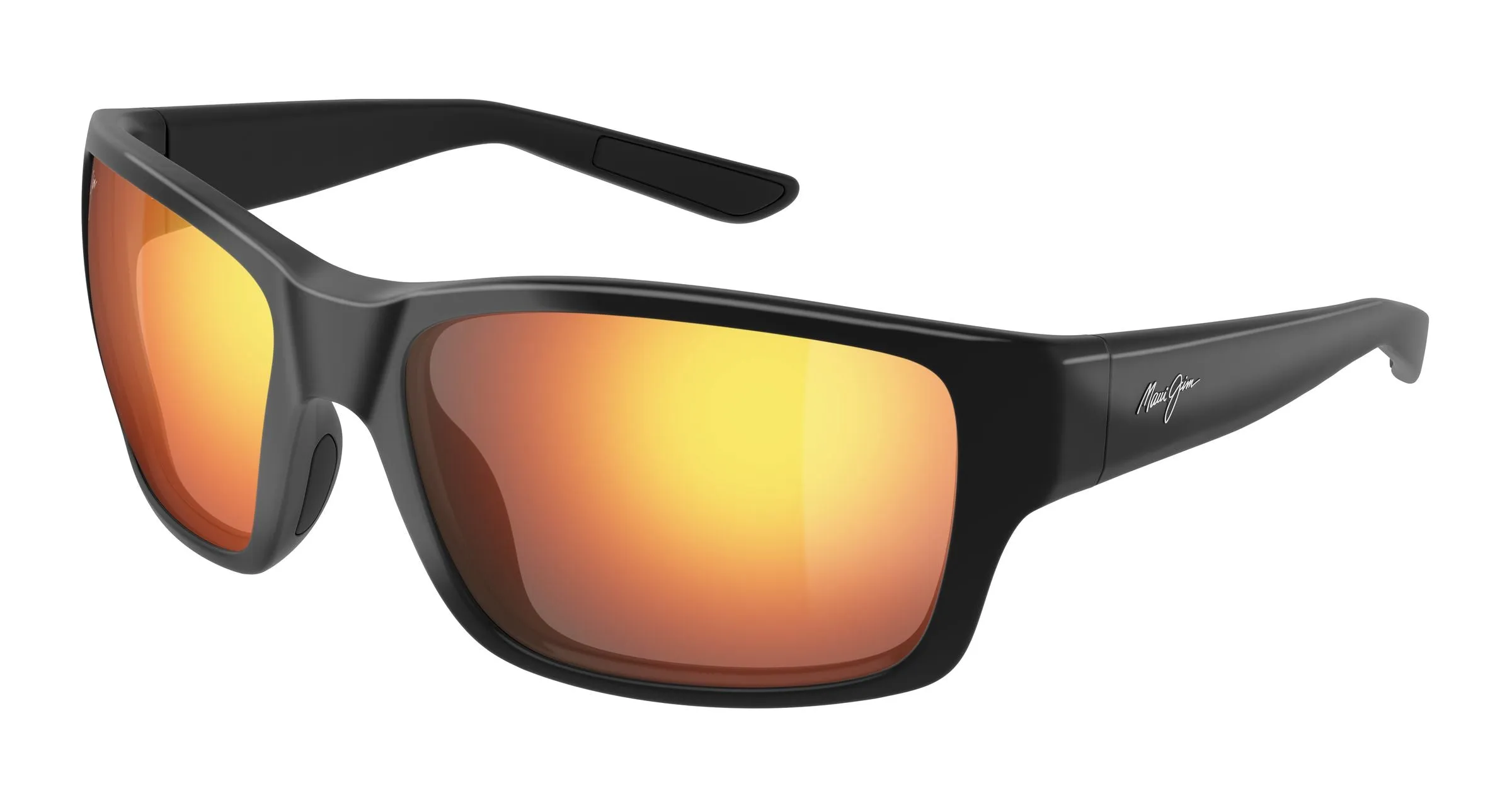 Maui Jim MJ0604S 004 Occhiali da sole Iniettato Grigio Rosso Squadrata - immagine 1