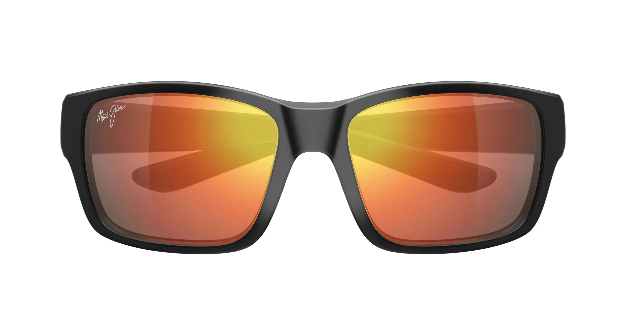 Maui Jim MJ0604S 004 Occhiali da sole Iniettato Grigio Rosso Squadrata - immagine 2