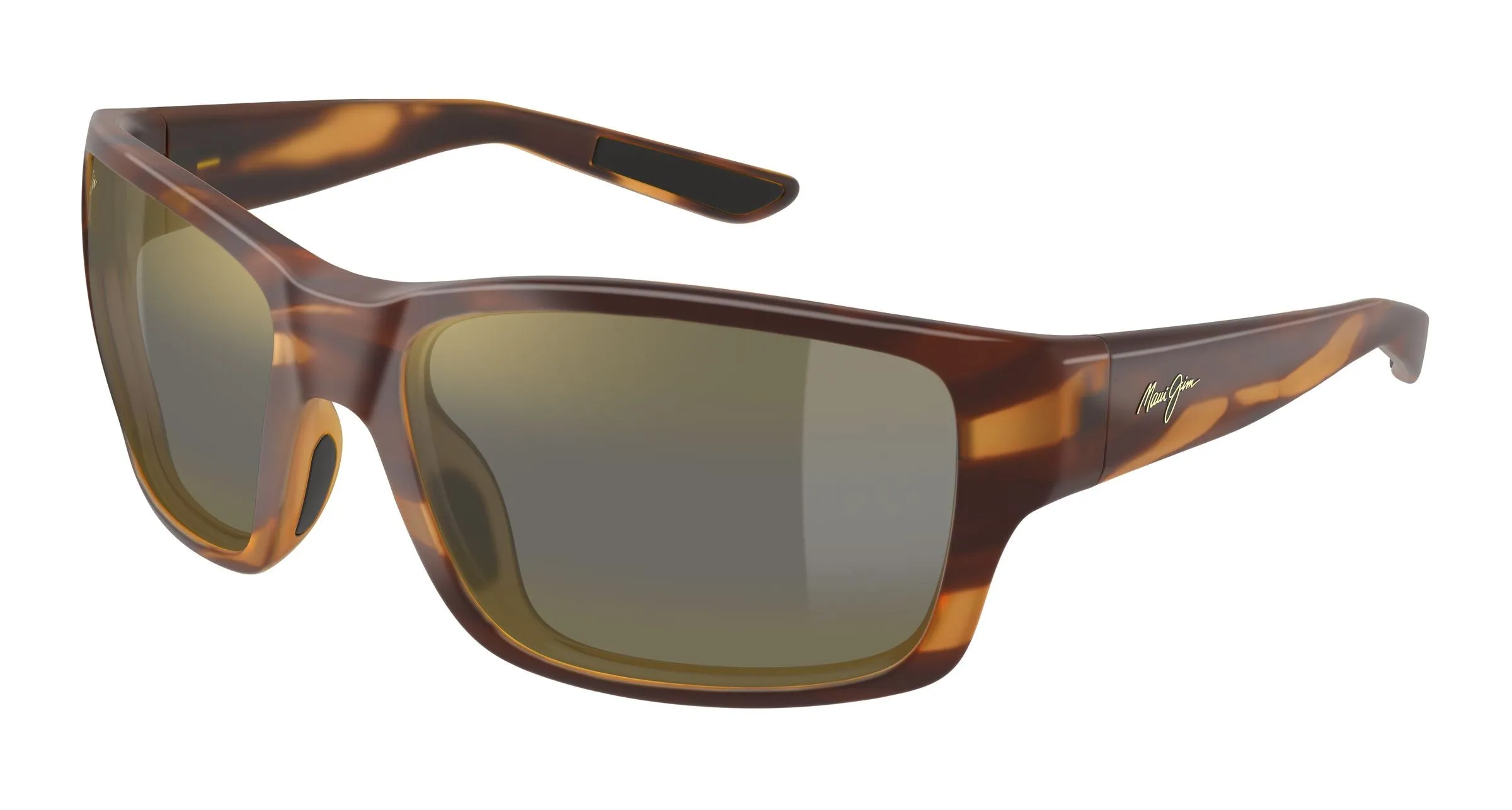 Maui Jim MJ0604S 003 Occhiali da sole Iniettato Havana Bronzo Squadrata - immagine 1
