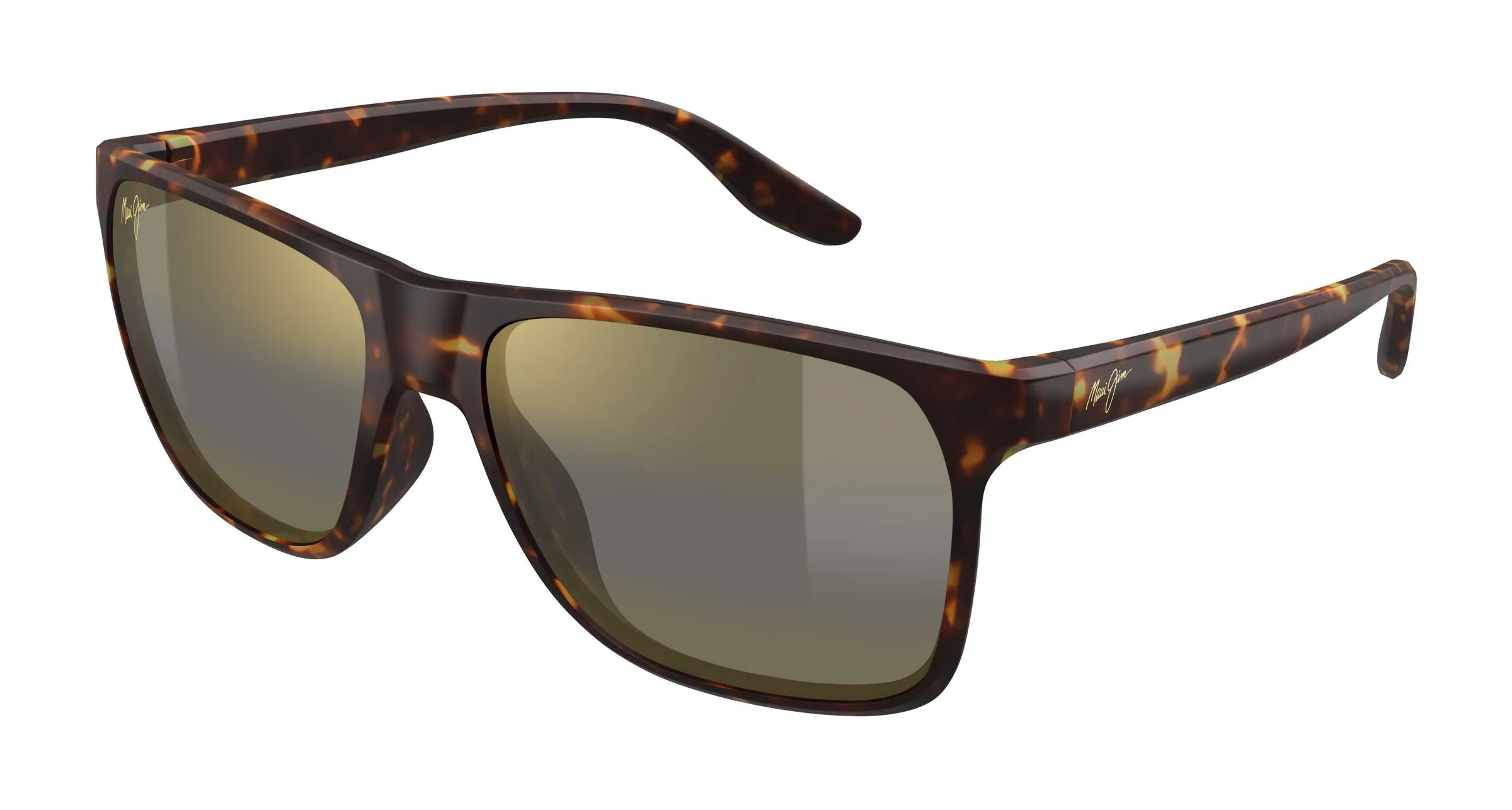 Maui Jim MJ0603S 004 Occhiali da sole Iniettato Havana Bronzo Squadrata - immagine 1