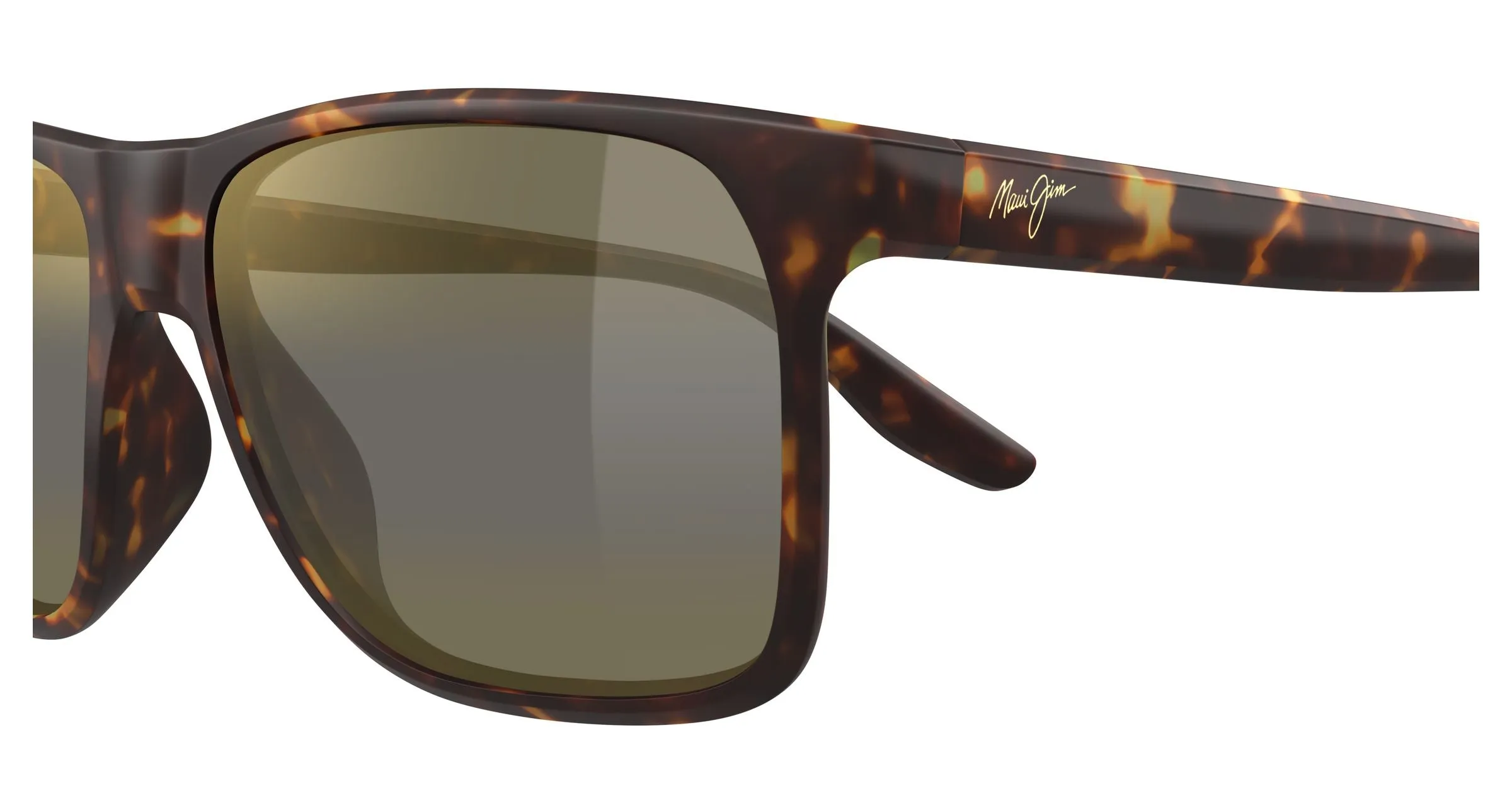 Maui Jim MJ0603S 004 Occhiali da sole Iniettato Havana Bronzo Squadrata - immagine 3