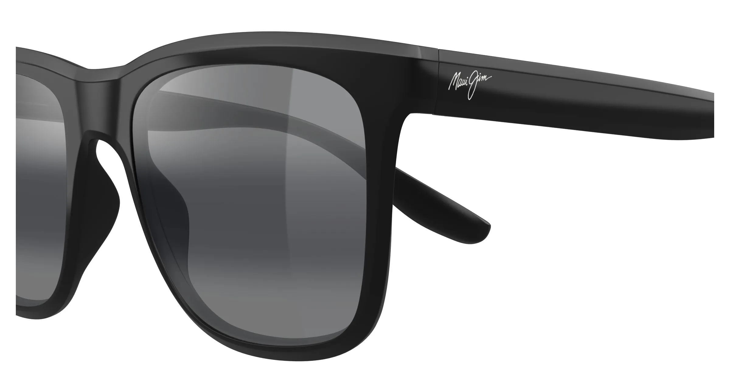 Maui Jim MJ0602S 003 Occhiali da sole Iniettato Nero Grigio Squadrata - immagine 3
