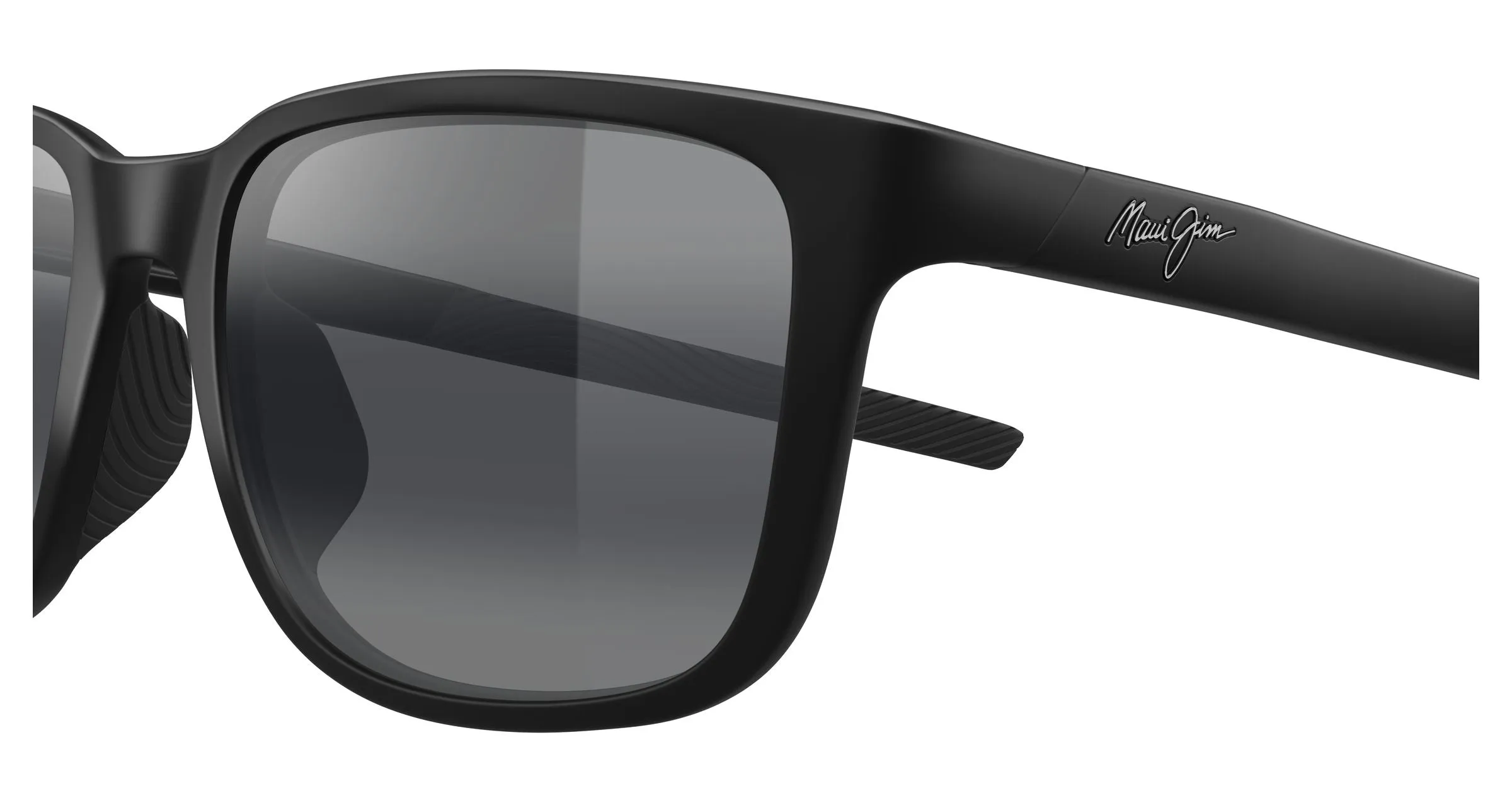 Maui Jim MJ0599SA 001 Occhiali da sole Bio-iniettato Nero Grigio Squadrata - immagine 3