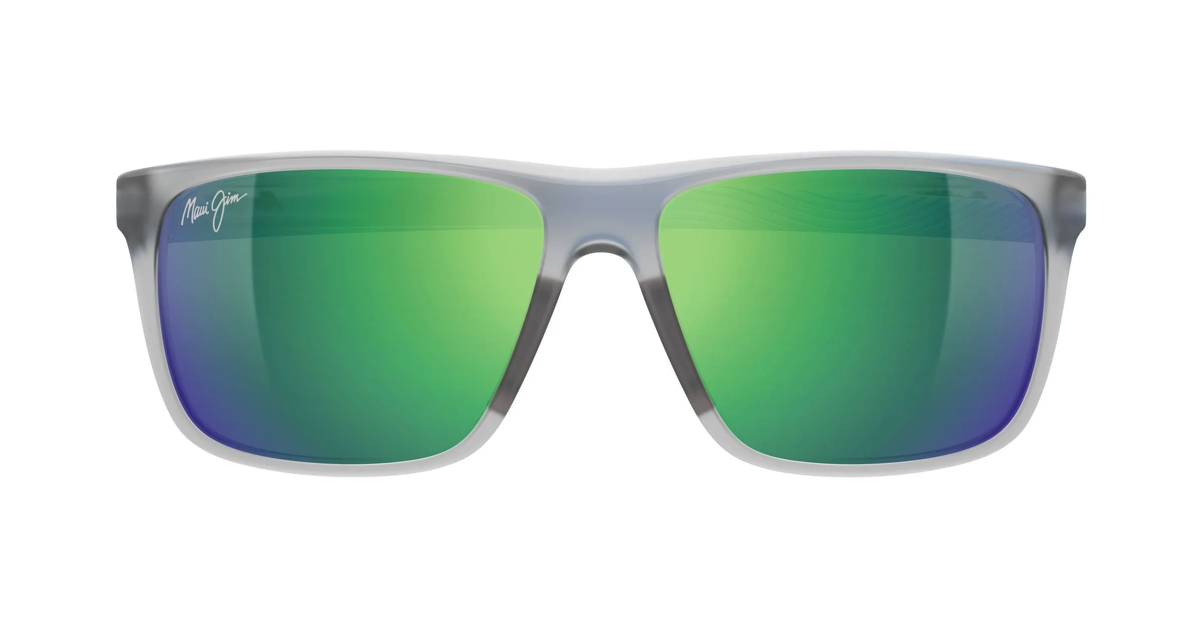 Maui Jim MJ0598S 004 Occhiali da sole Bio-iniettato Grigio Verde Squadrata - immagine 2