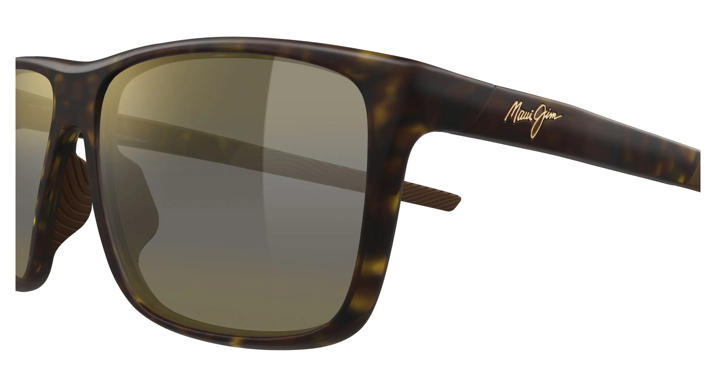 Maui Jim MJ0598S 002 Occhiali da sole Bio-iniettato Havana Bronzo Squadrata - immagine 3