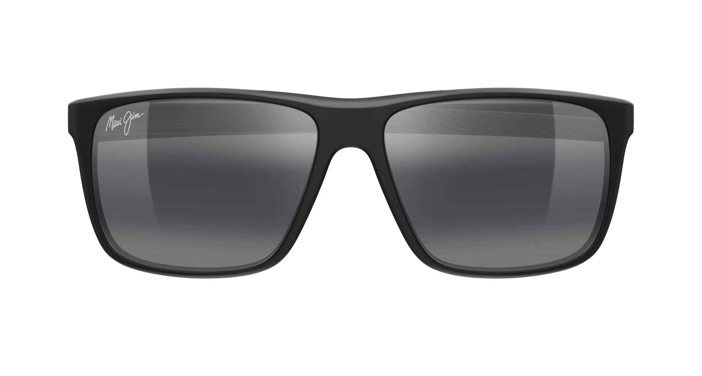 Maui Jim MJ0598S 001 Occhiali da sole Bio-iniettato Nero Grigio Squadrata - immagine 2