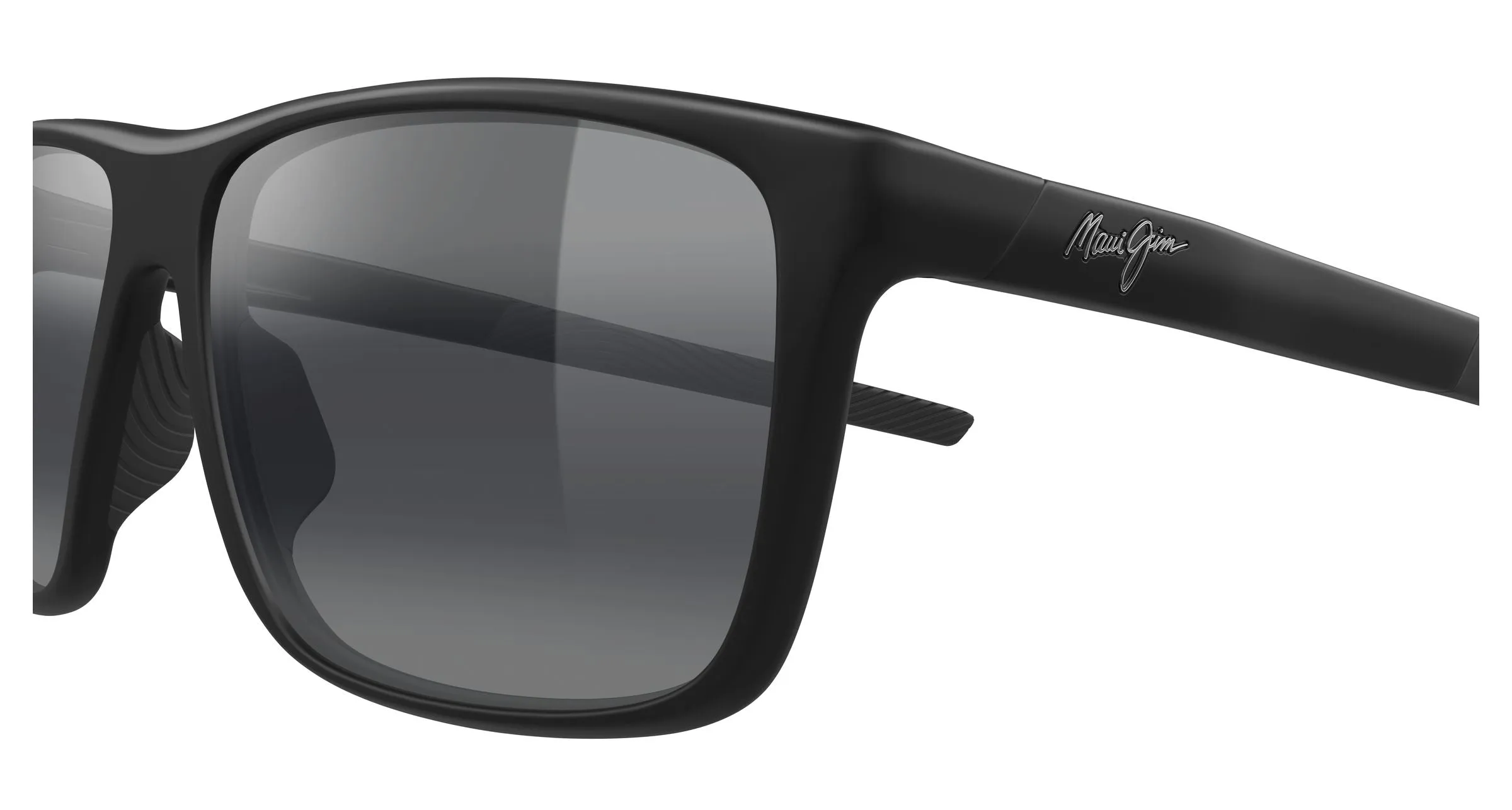 Maui Jim MJ0598S 001 Occhiali da sole Bio-iniettato Nero Grigio Squadrata - immagine 3