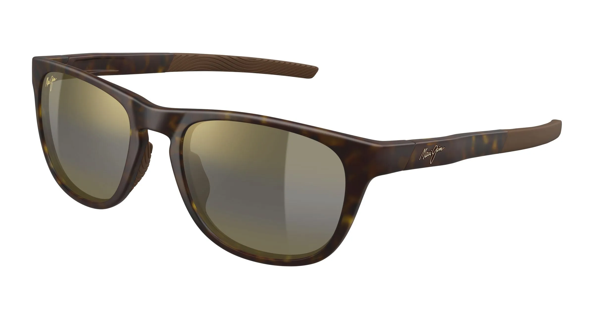 Maui Jim MJ0597S 002 Occhiali da sole Bio-iniettato Havana Bronzo Rotonda - immagine 1