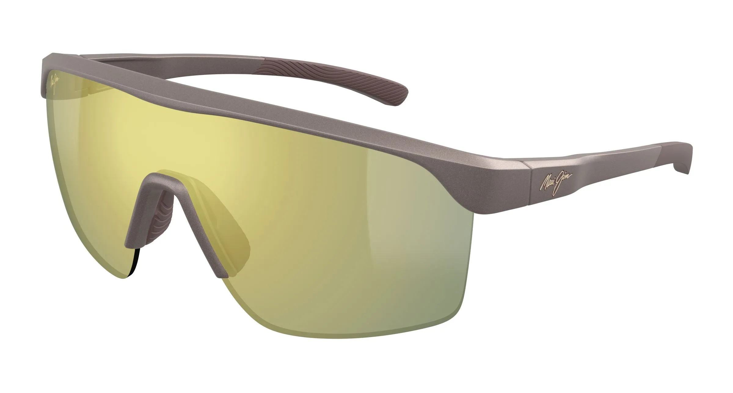 Maui Jim MJ0596SA 002 Occhiali da sole Bio-iniettato Marrone Oro Avvolgente - immagine 1