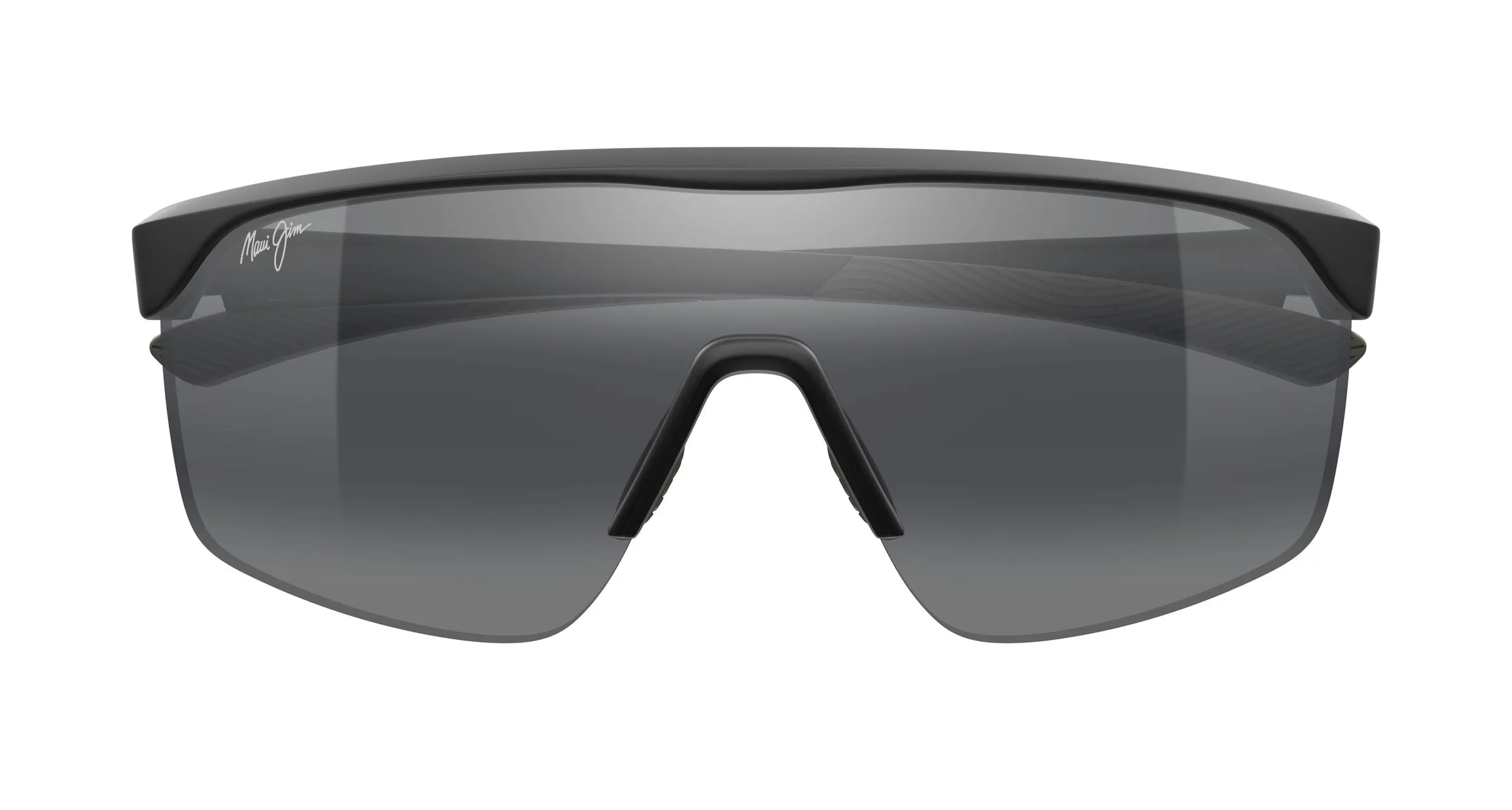 Maui Jim MJ0596SA 001 Occhiali da sole Bio-iniettato Nero Grigio Avvolgente - immagine 2