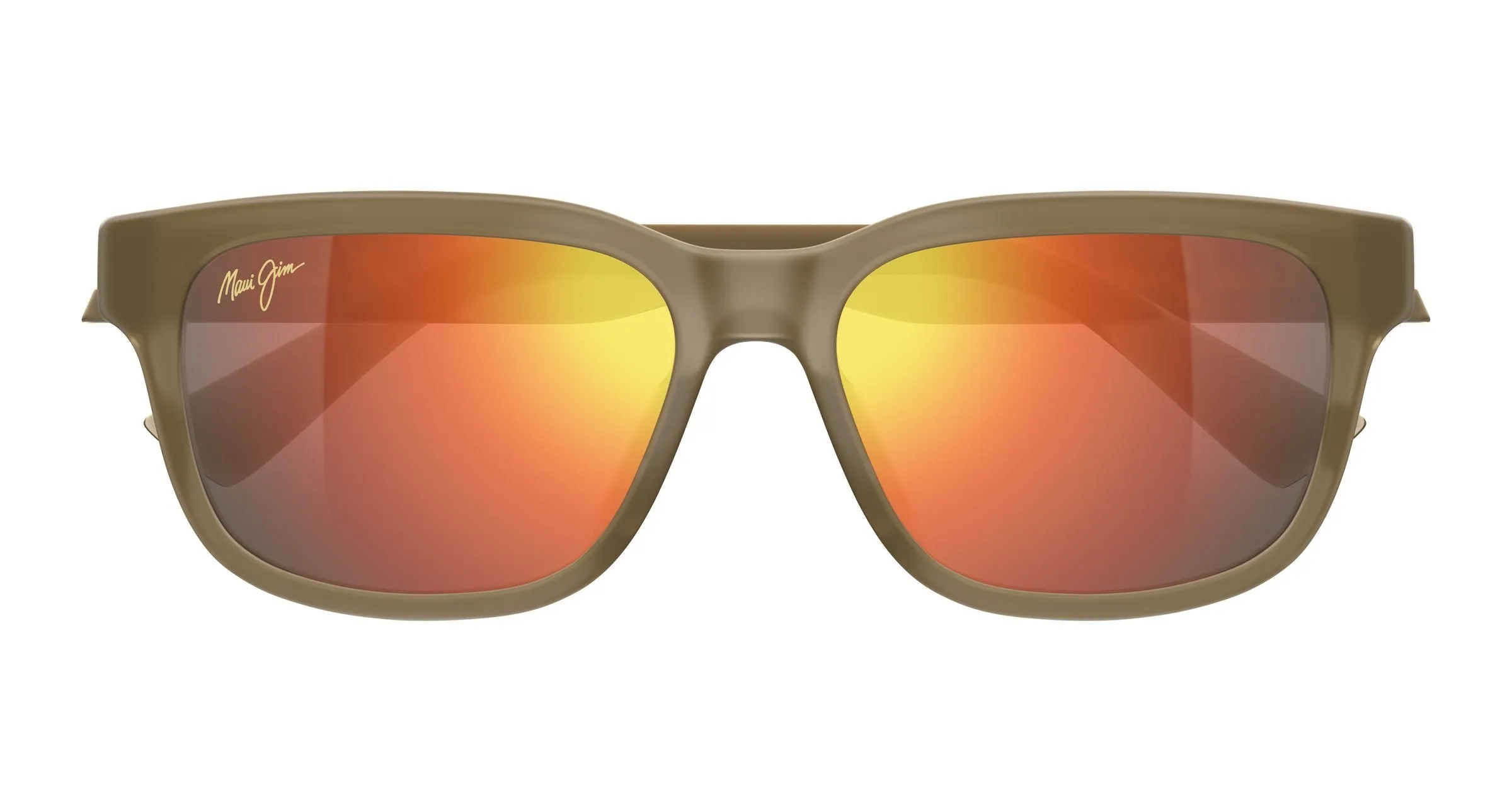 Maui Jim MJ0594SA 002 Occhiali da sole Bio-iniettato Marrone Rosso Squadrata - immagine 2