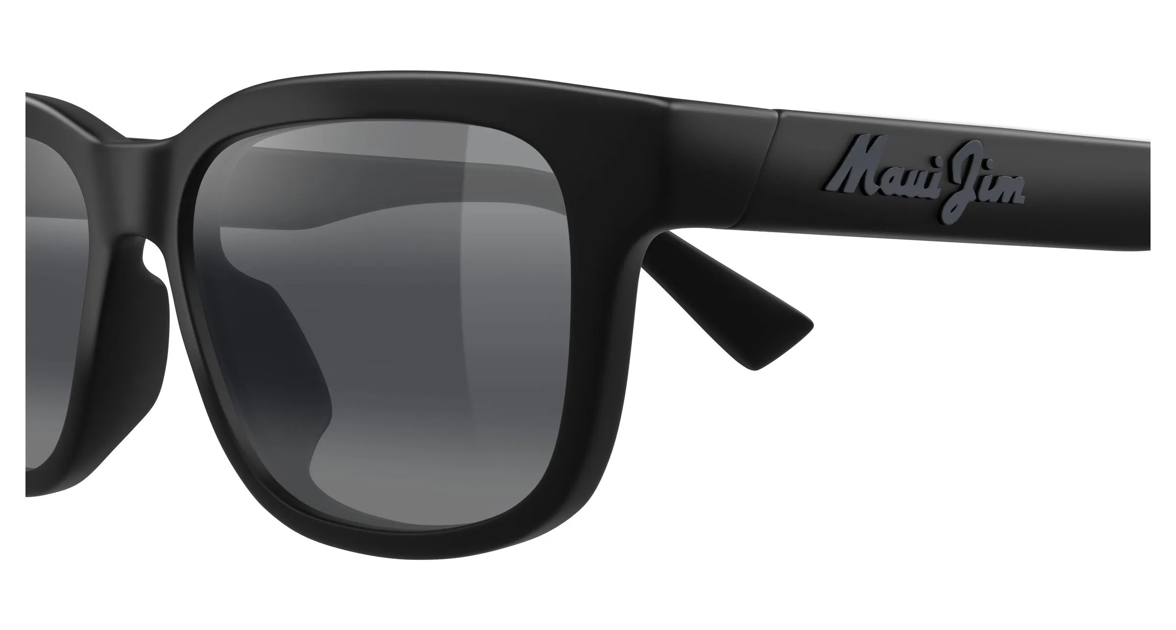 Maui Jim MJ0594SA 001 Occhiali da sole Bio-iniettato Nero Grigio Squadrata - immagine 3