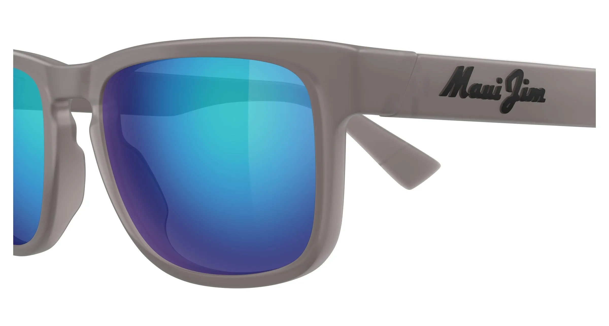 Maui Jim MJ0593S 004 Occhiali da sole Bio-iniettato Grigio Blu Squadrata - immagine 3