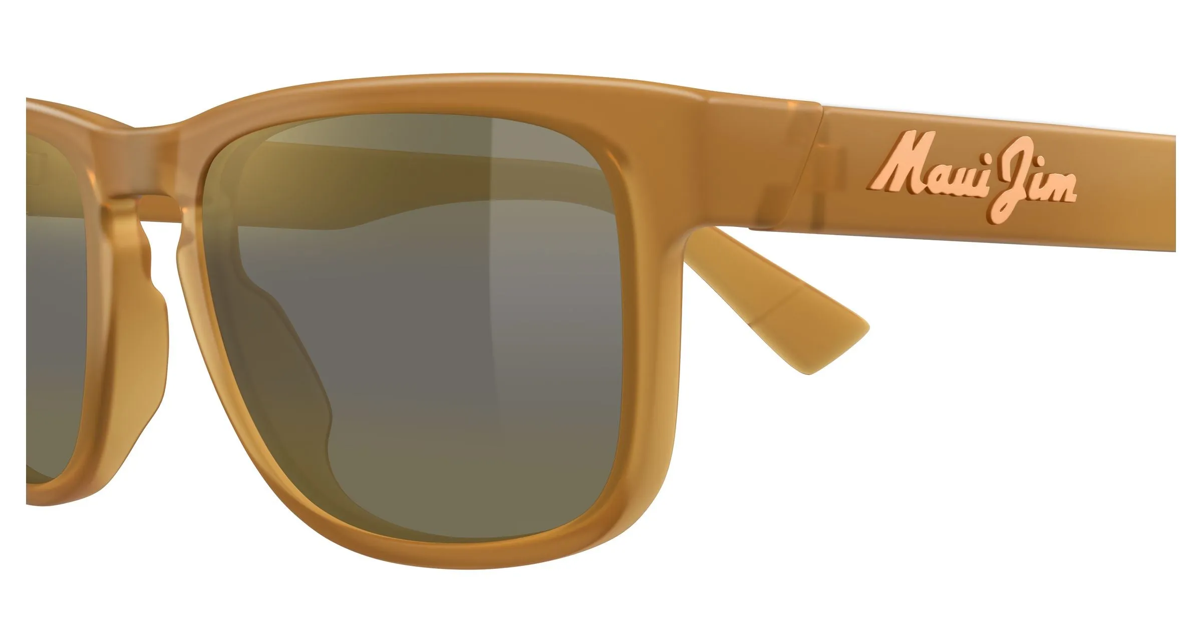 Maui Jim MJ0593S 002 Occhiali da sole Bio-iniettato Marrone Bronzo Squadrata - immagine 3