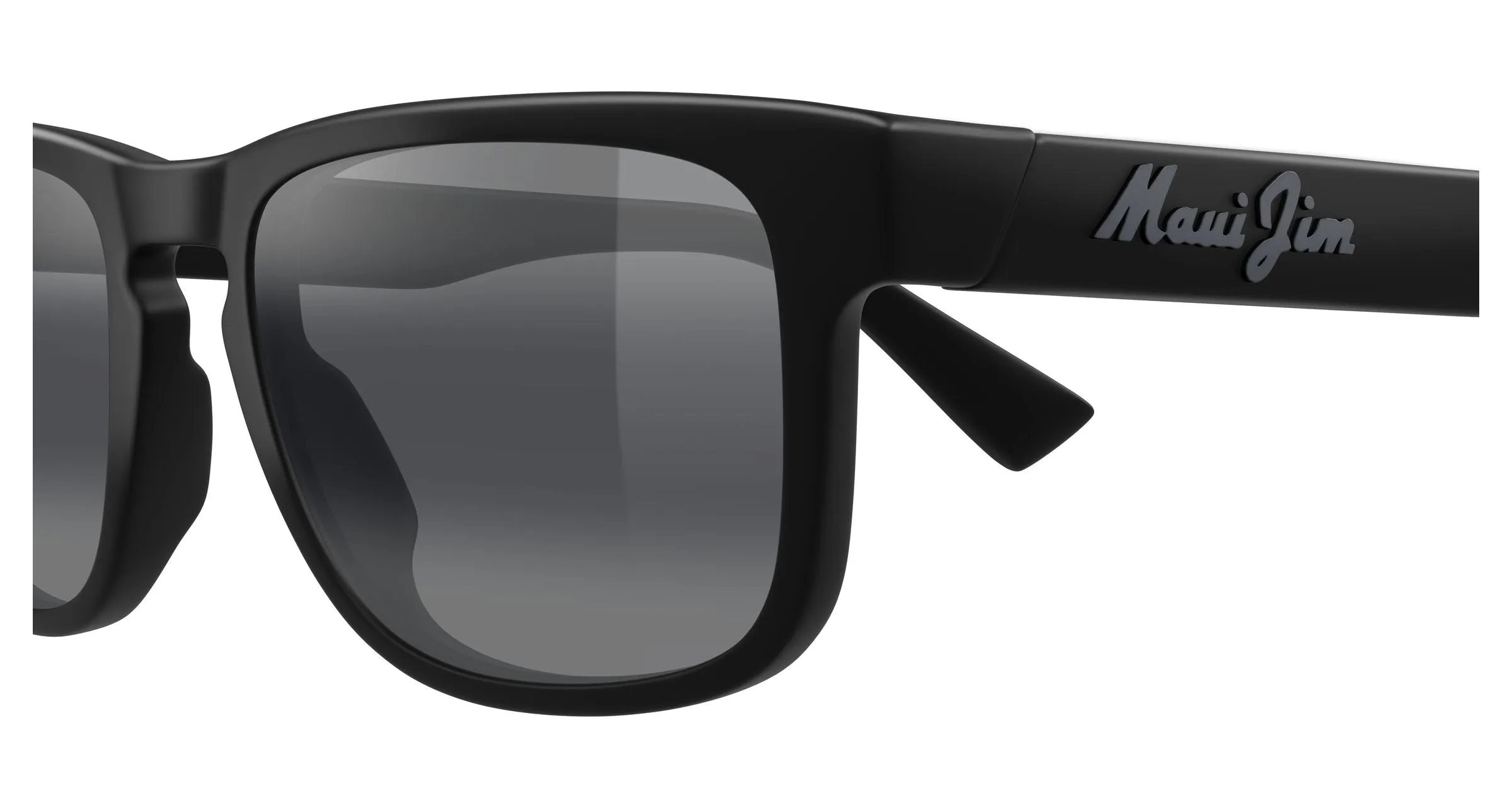 Maui Jim MJ0593S 001 Occhiali da sole Bio-iniettato Nero Grigio Squadrata - immagine 3