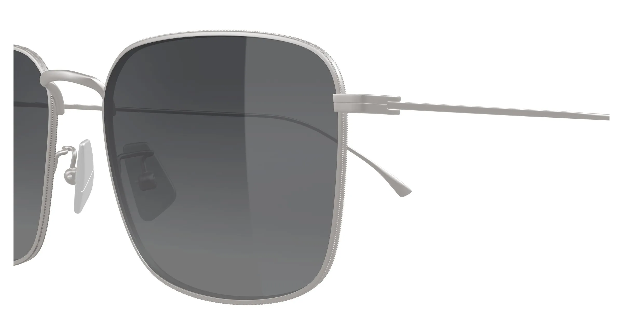 Maui Jim MJ0592SA 001 Occhiali da sole Titanio Argento Grigio Squadrata - immagine 3
