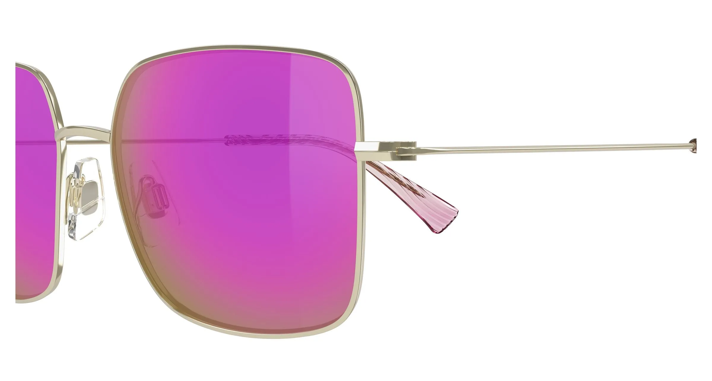 Maui Jim MJ0590S 004 Occhiali da sole Metallo Oro Viola Squadrata - immagine 3