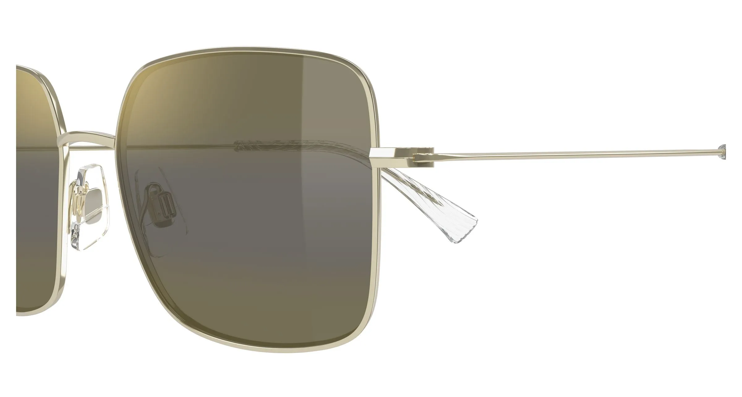 Maui Jim MJ0590S 002 Occhiali da sole Metallo Oro Bronzo Squadrata - immagine 3