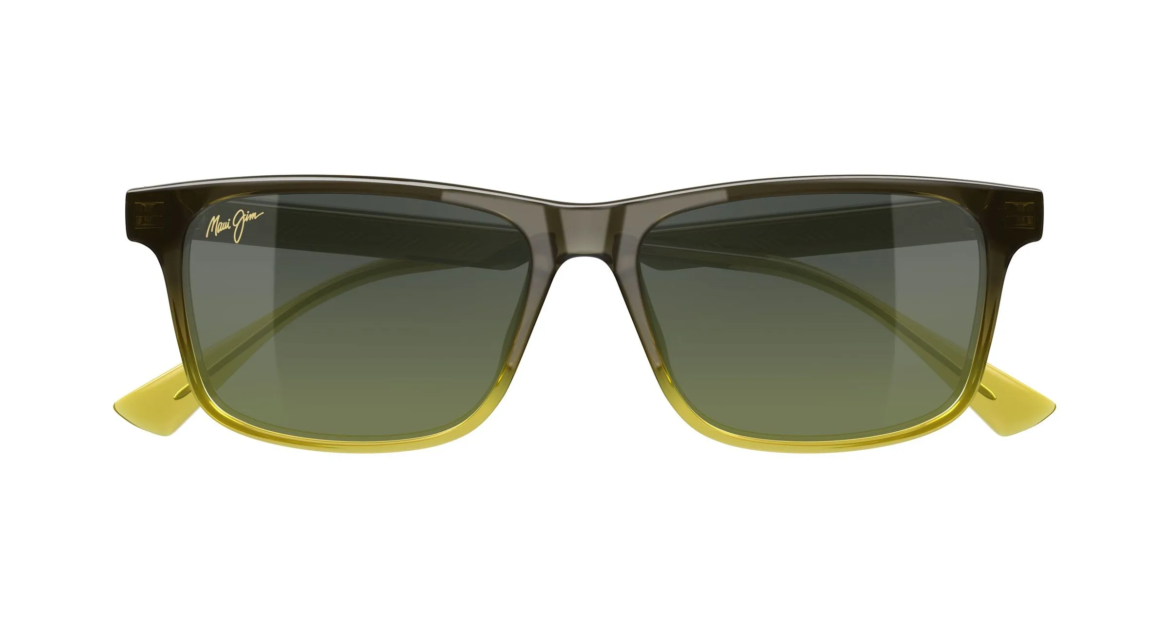 Maui Jim MJ0587S 004 Occhiali da sole Bio-iniettato Verde Verde Squadrata - immagine 2
