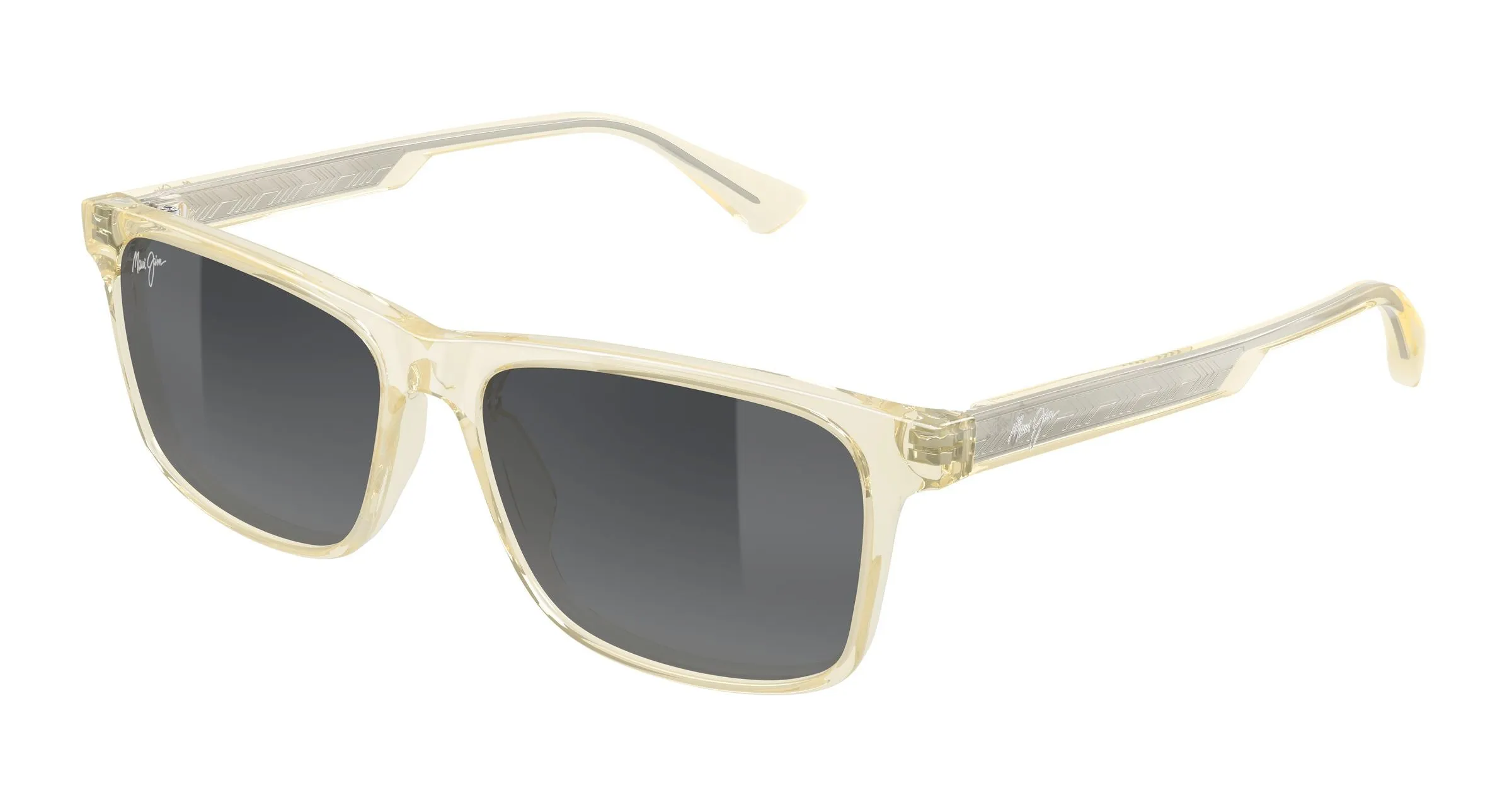 Maui Jim MJ0587S 003 Occhiali da sole Bio-iniettato Giallo Grigio Squadrata - immagine 1