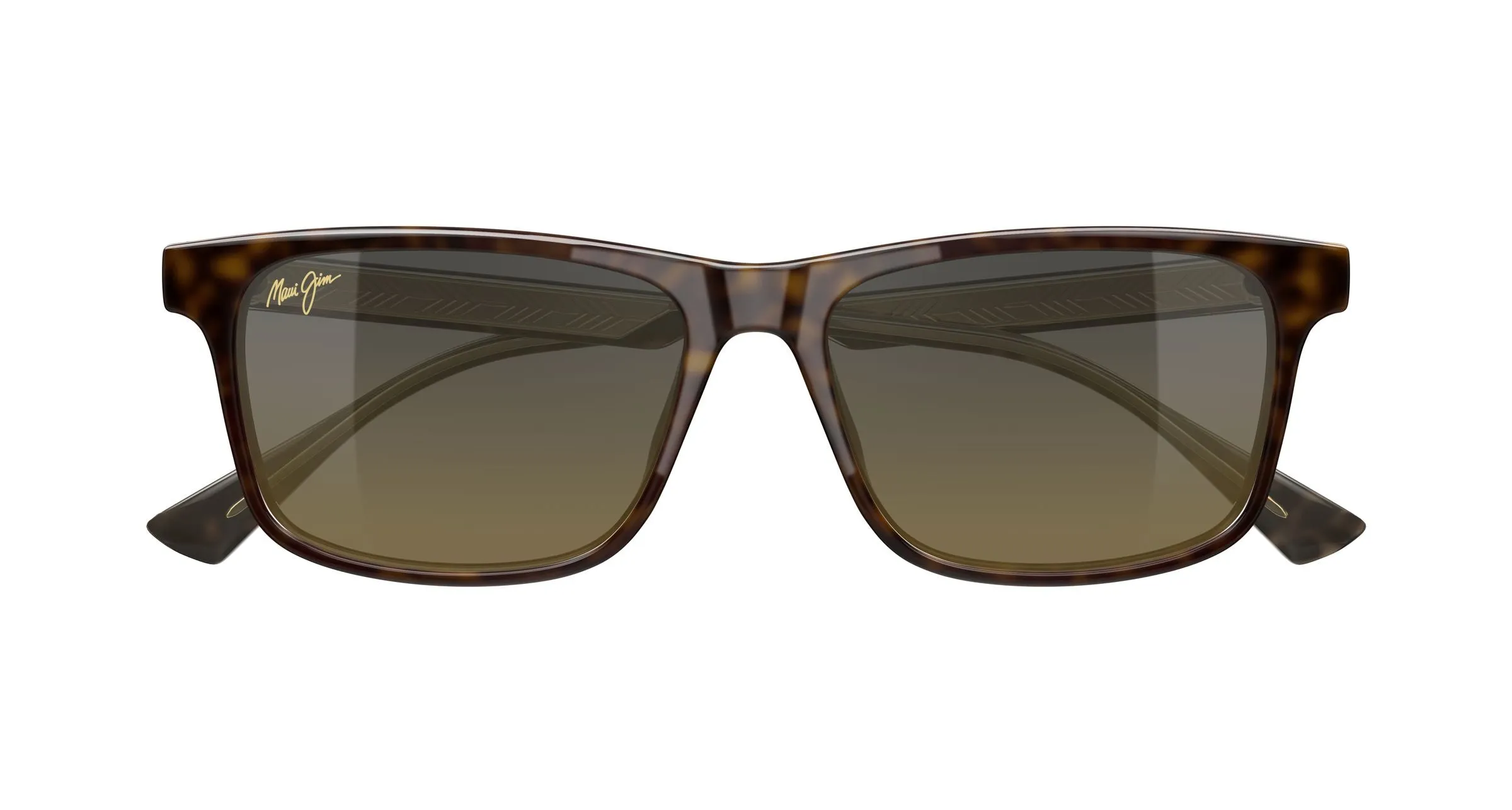 Maui Jim MJ0587S 002 Occhiali da sole Bio-iniettato Havana Bronzo Squadrata - immagine 2
