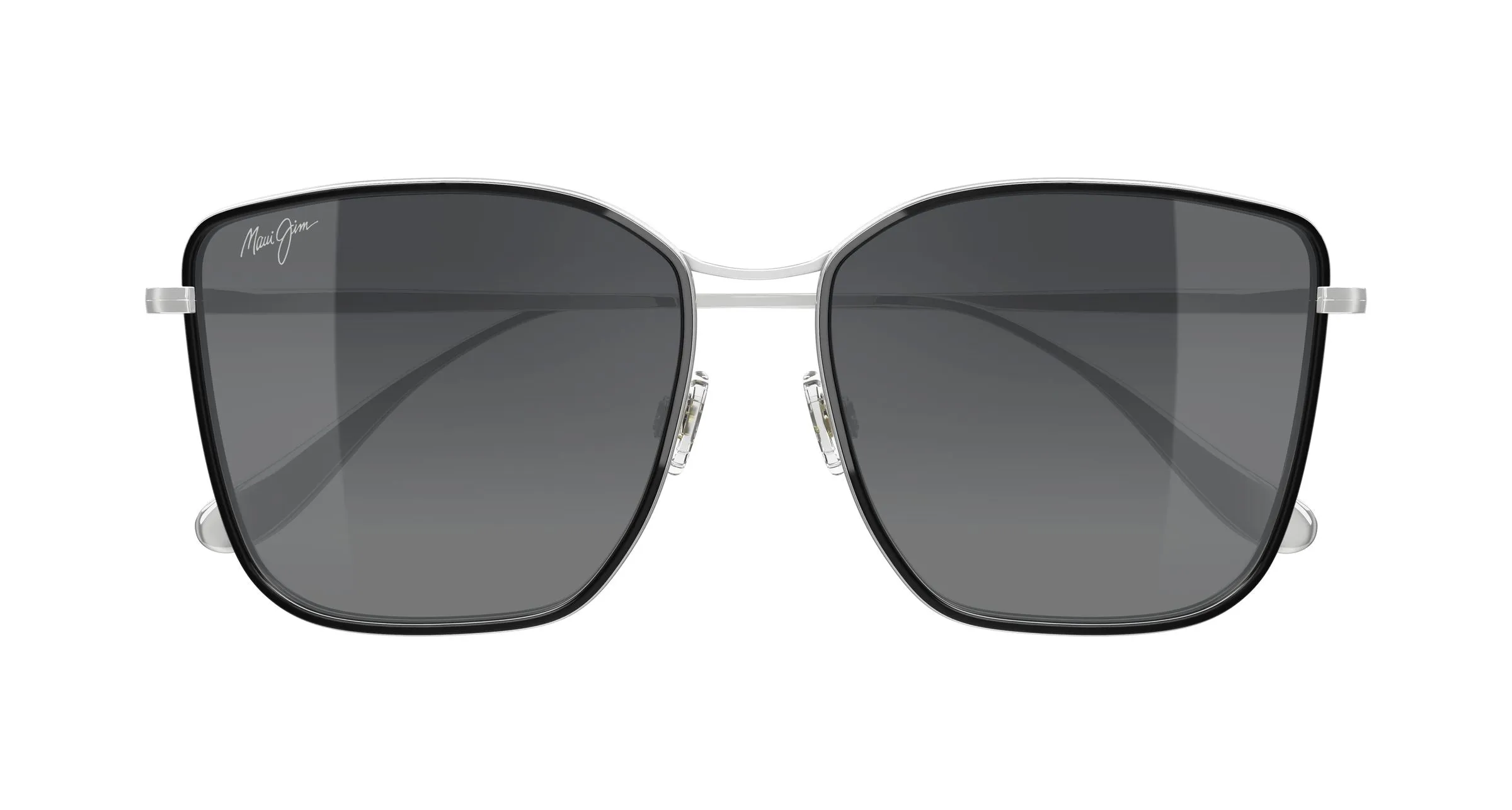 Maui Jim MJ0561S 001 Occhiali da sole Titanio Nero Grigio Squadrata - immagine 2