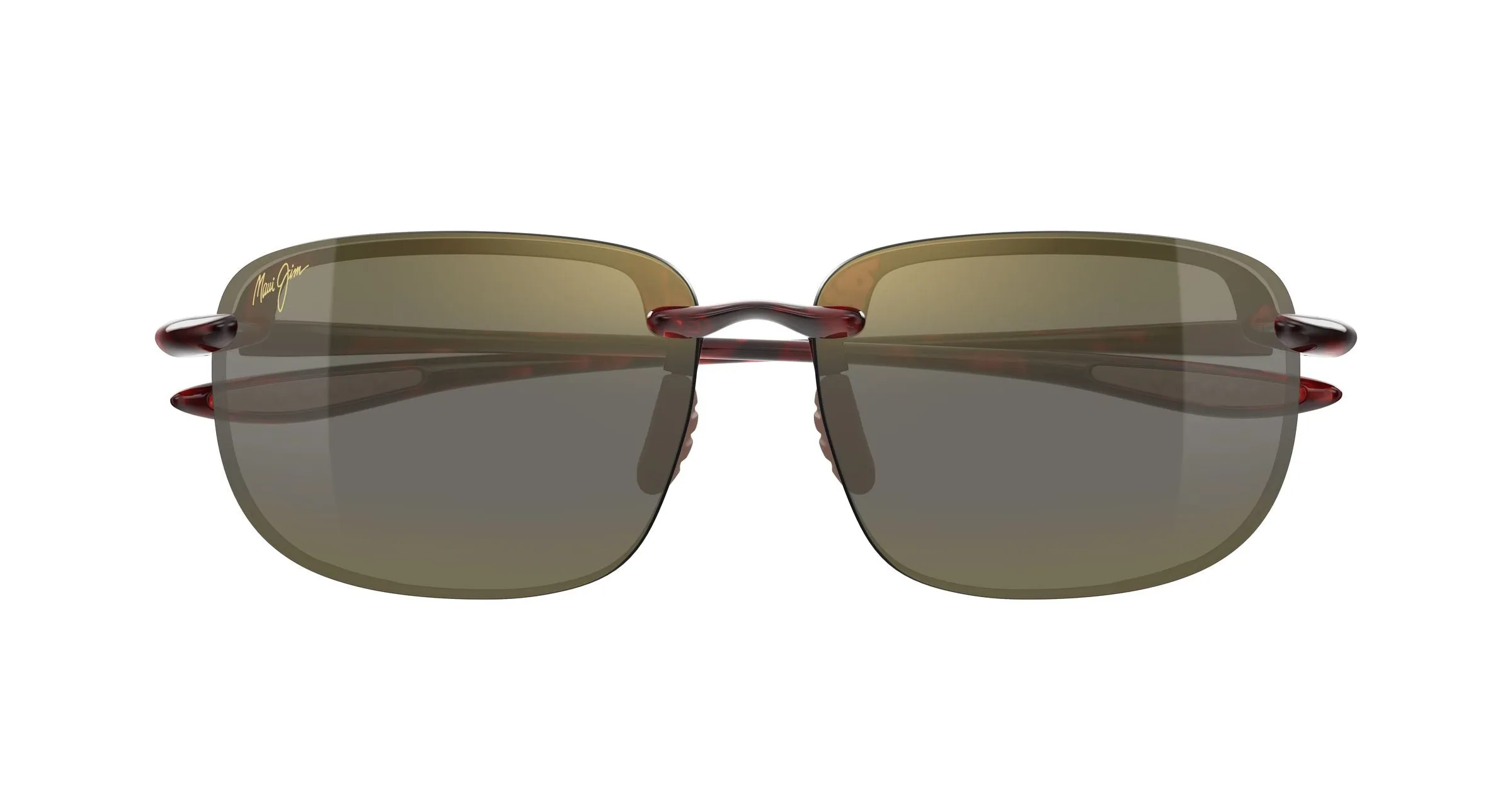 Maui Jim MJ0456S 004 Occhiali da sole Iniettato Marrone Bronzo Rotonda - immagine 2