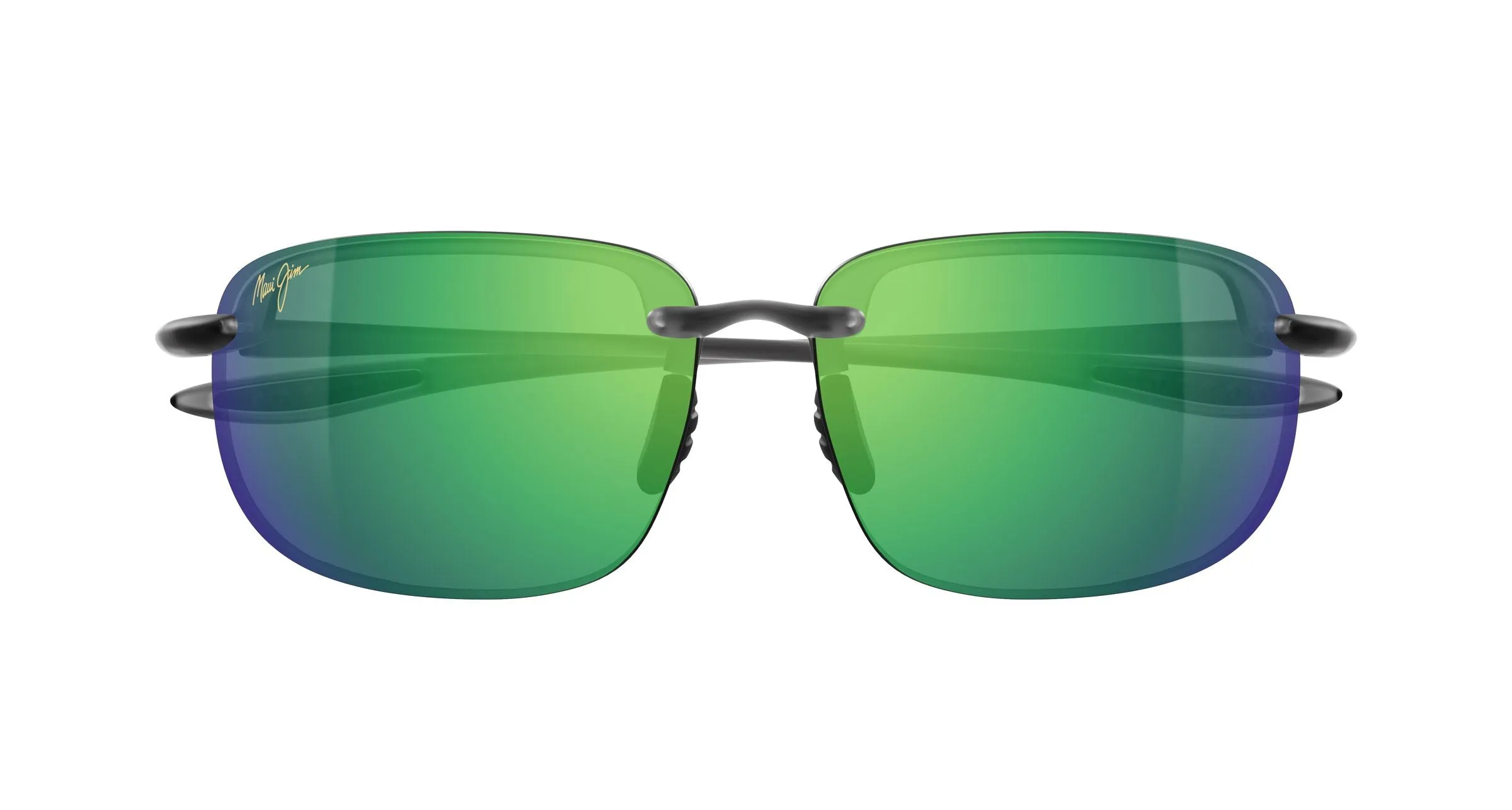 Maui Jim MJ0456S 003 Occhiali da sole Iniettato Grigio Verde Rotonda - immagine 2