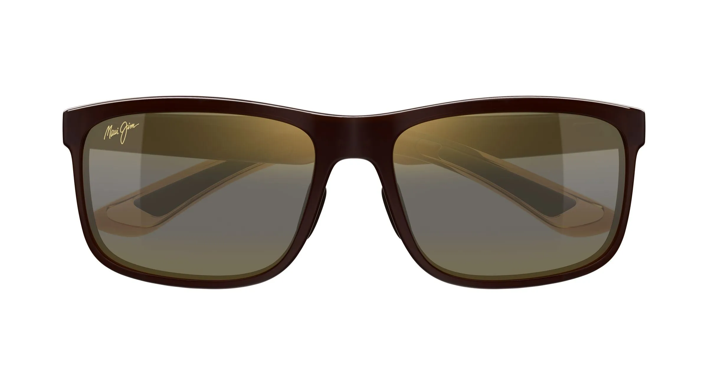 Maui Jim MJ0449S 004 Occhiali da sole Iniettato Marrone Bronzo Squadrata - immagine 2