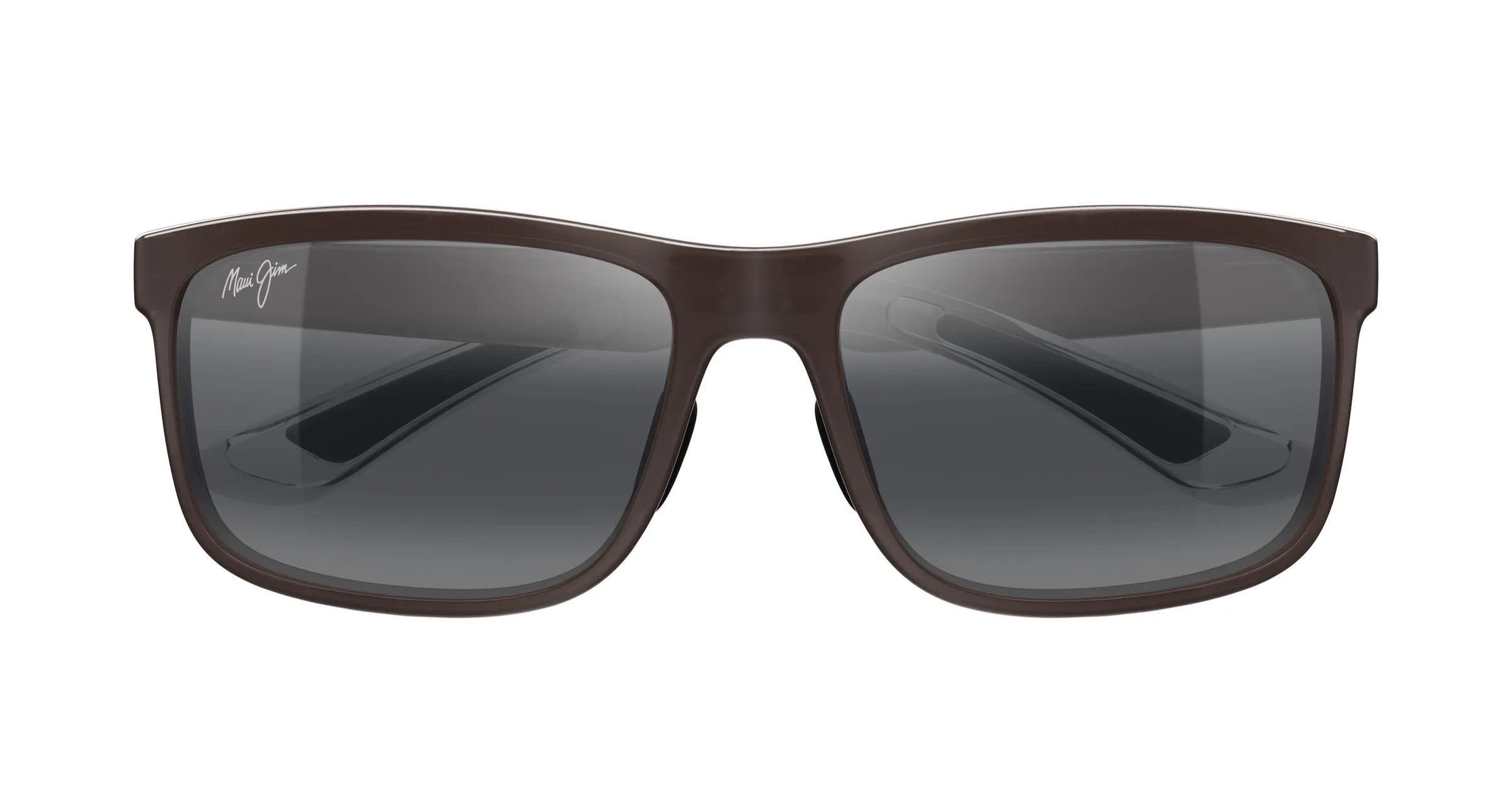 Maui Jim MJ0449S 001 Occhiali da sole Iniettato Grigio Grigio Squadrata - immagine 2
