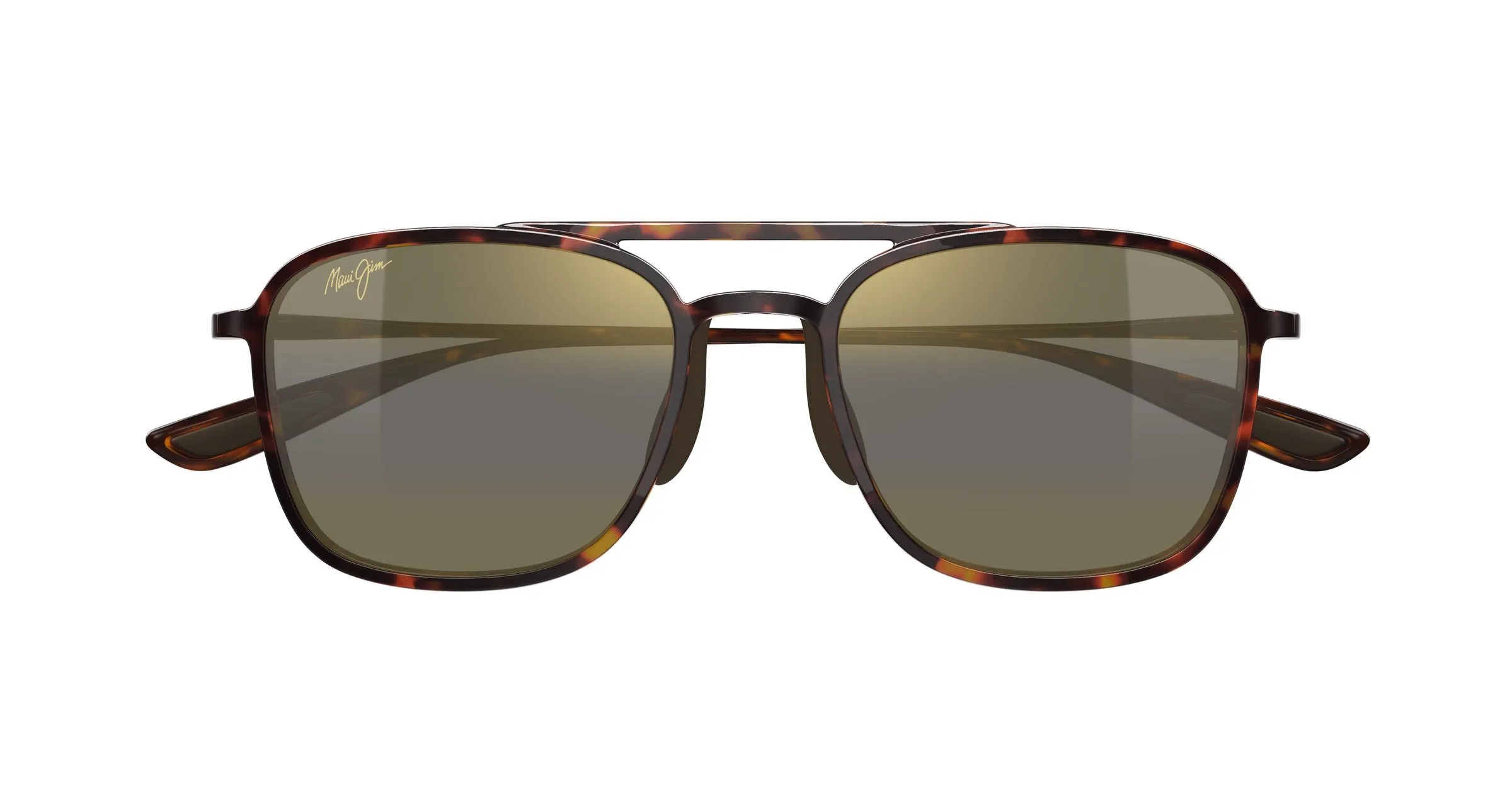Maui Jim MJ0447S 005 Occhiali da sole Iniettato Havana Bronzo Squadrata - immagine 2