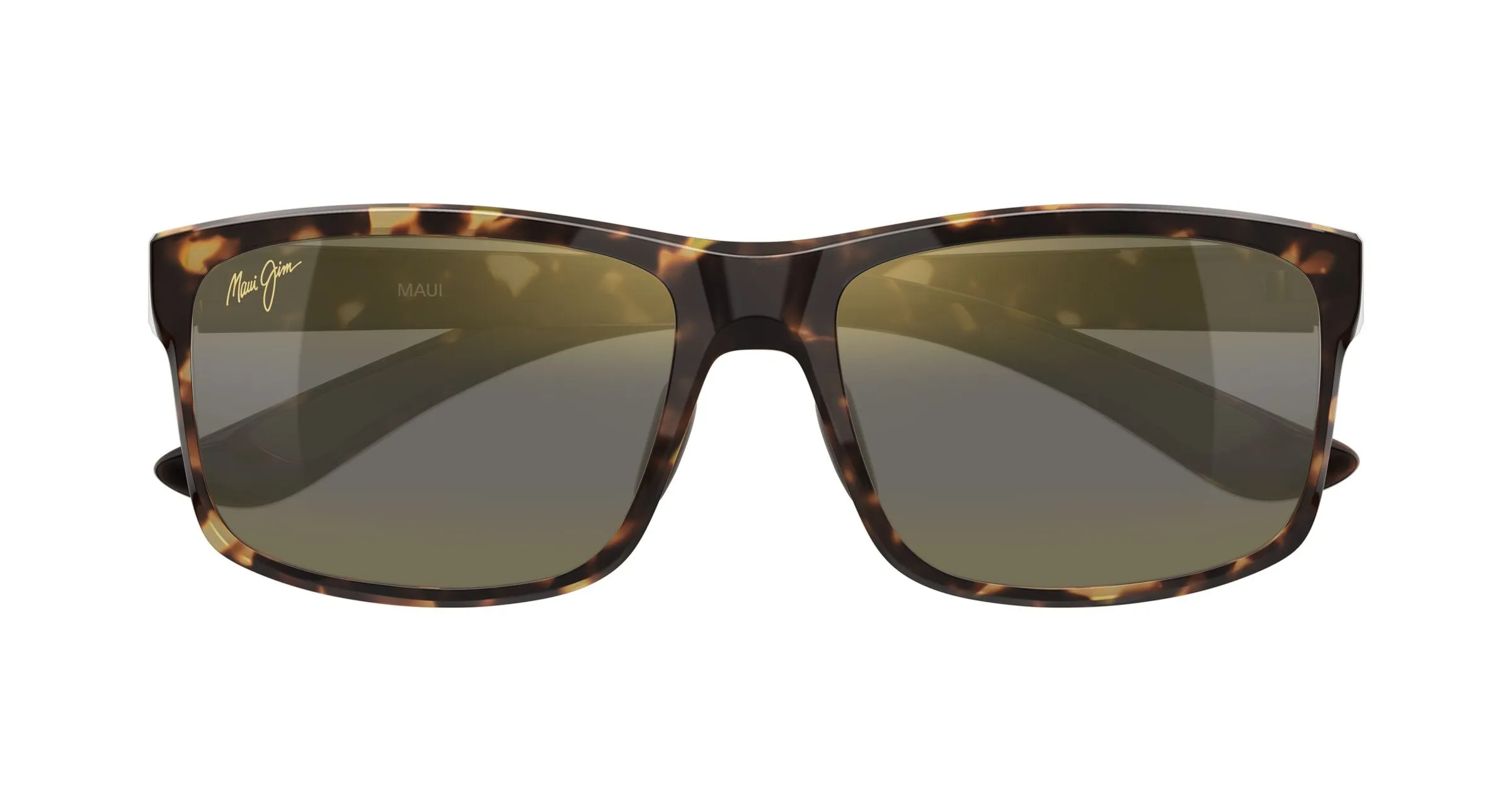 Maui Jim MJ0439S 015 Occhiali da sole Bio-iniettato Havana Bronzo Squadrata - immagine 2