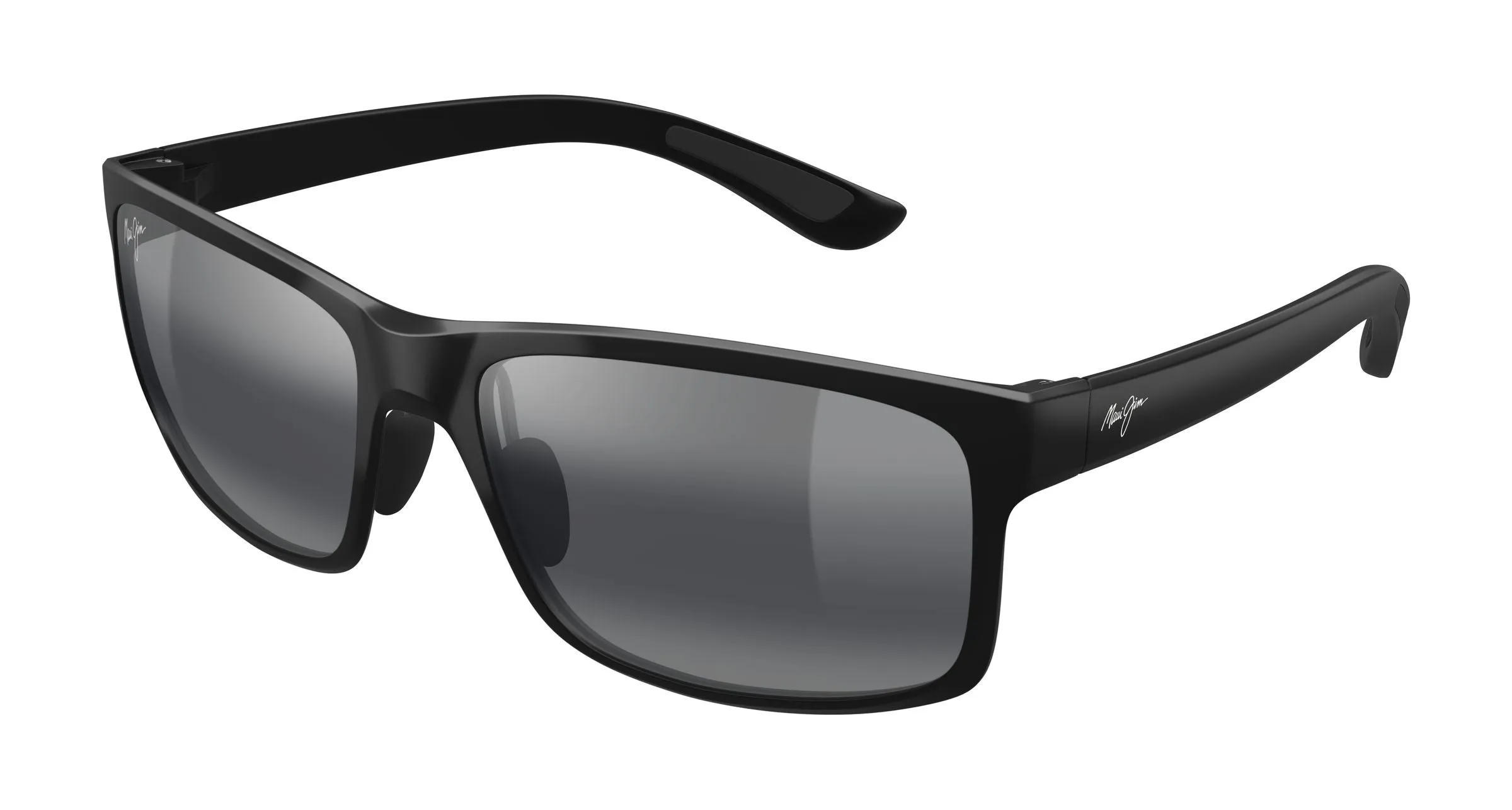 Maui Jim MJ0439S 001 Occhiali da sole Iniettato Nero Grigio Squadrata - immagine 1