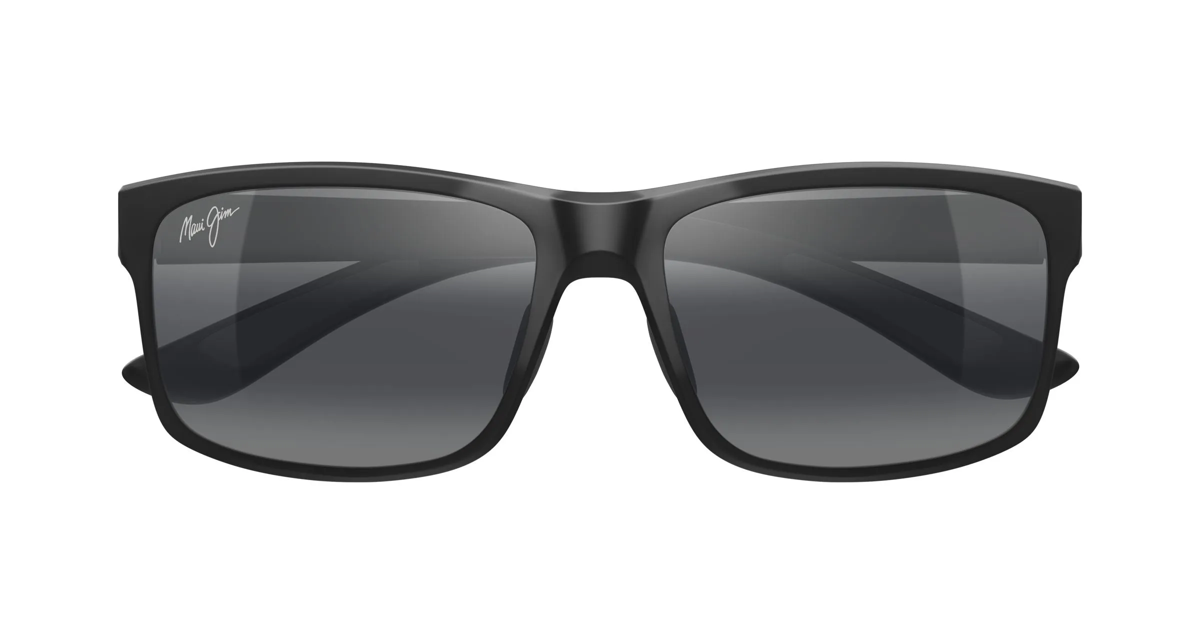 Maui Jim MJ0439S 001 Occhiali da sole Iniettato Nero Grigio Squadrata - immagine 2