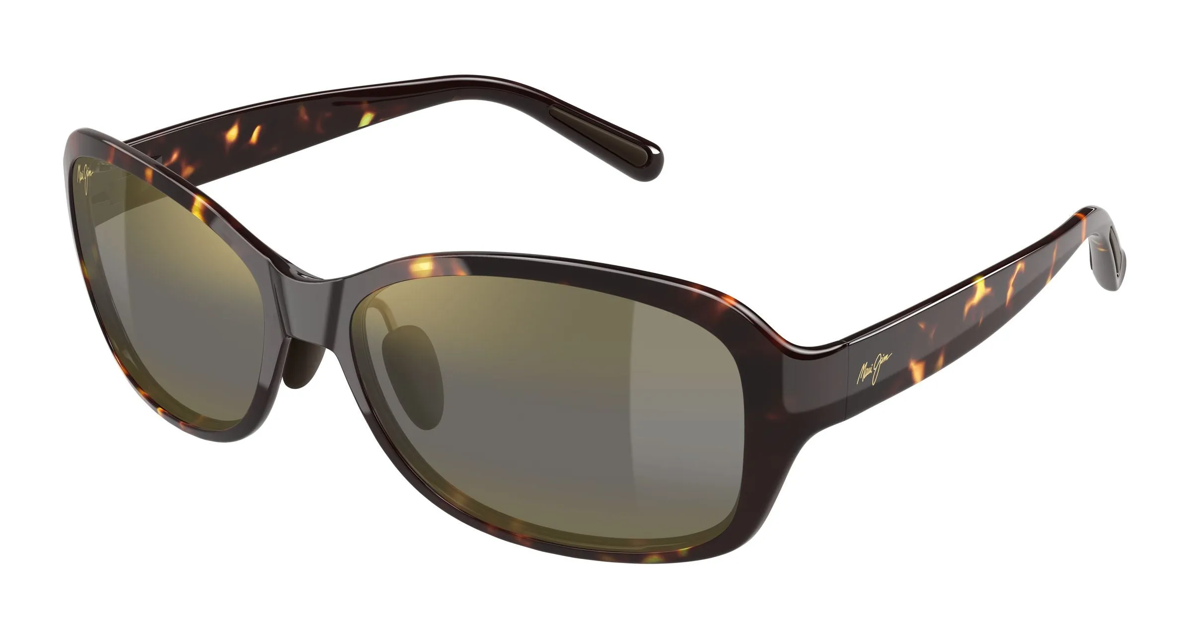 Maui Jim MJ0433S 002 Occhiali da sole Iniettato Havana Bronzo Squadrata - immagine 1