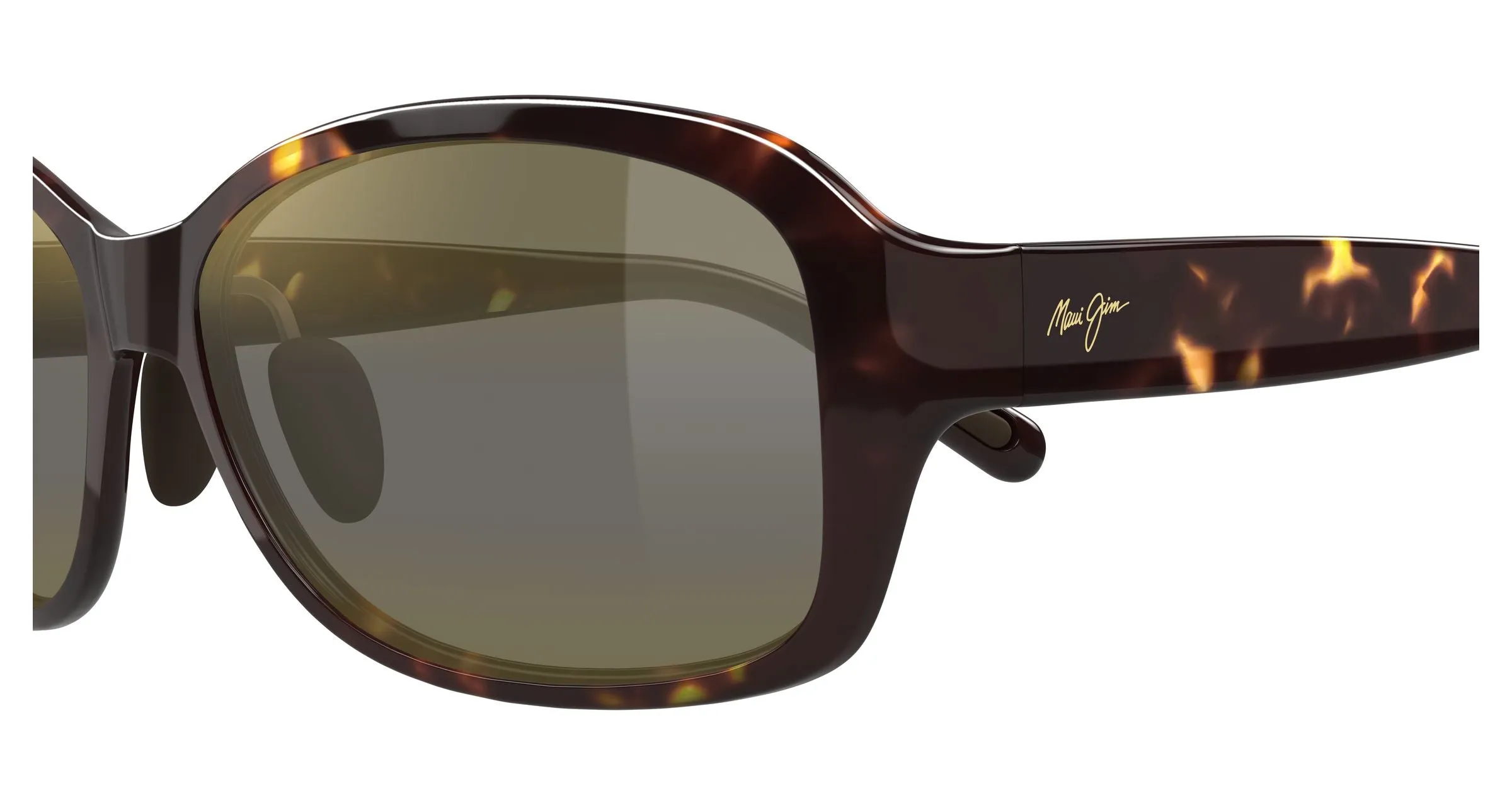 Maui Jim MJ0433S 002 Occhiali da sole Iniettato Havana Bronzo Squadrata - immagine 3