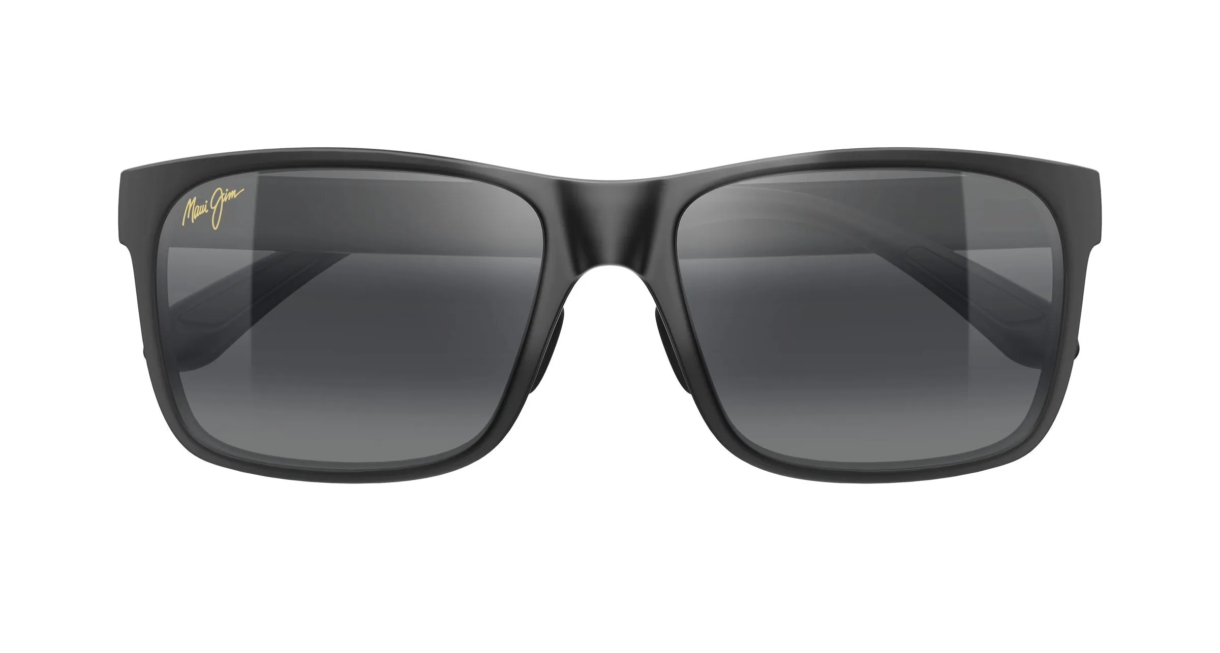 Maui Jim MJ0432SA 001 Occhiali da sole Iniettato Nero Grigio Squadrata - immagine 2