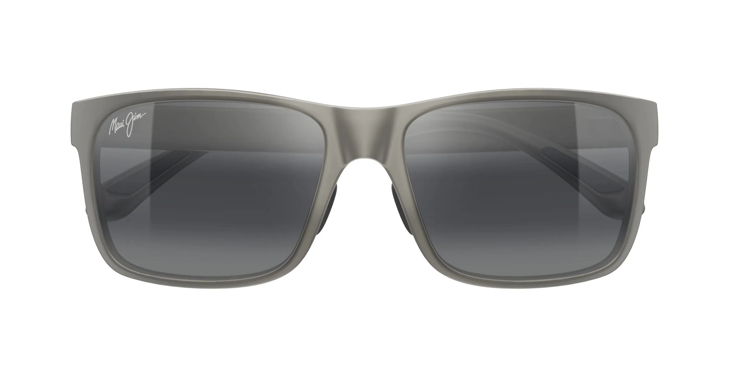 Maui Jim MJ0432S 005 Occhiali da sole Iniettato Verde Grigio Squadrata - immagine 2