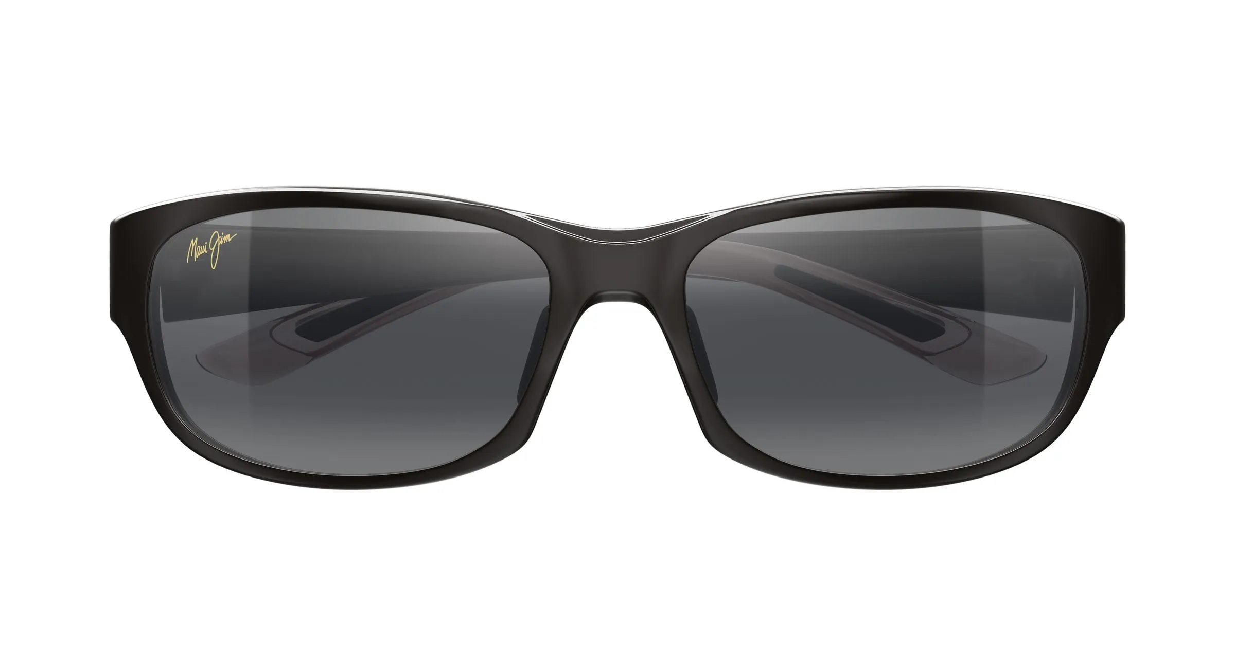 Maui Jim MJ0417S 001 Occhiali da sole Iniettato Nero Grigio Squadrata - immagine 2