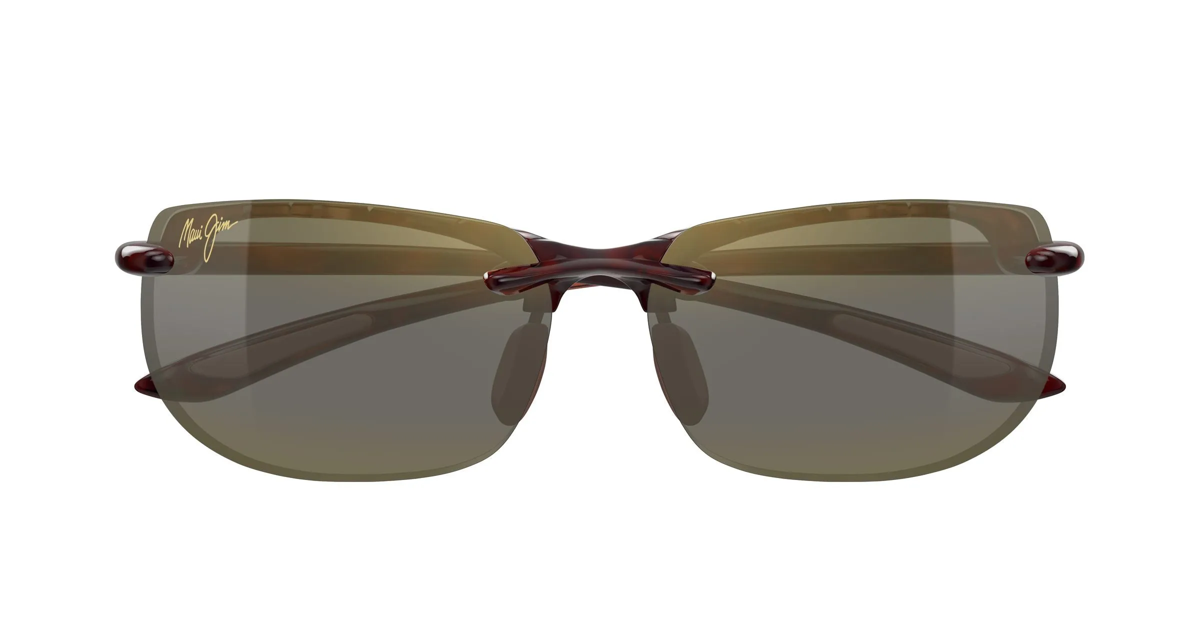 Maui Jim MJ0412S 002 Occhiali da sole Iniettato Havana Bronzo Squadrata - immagine 2