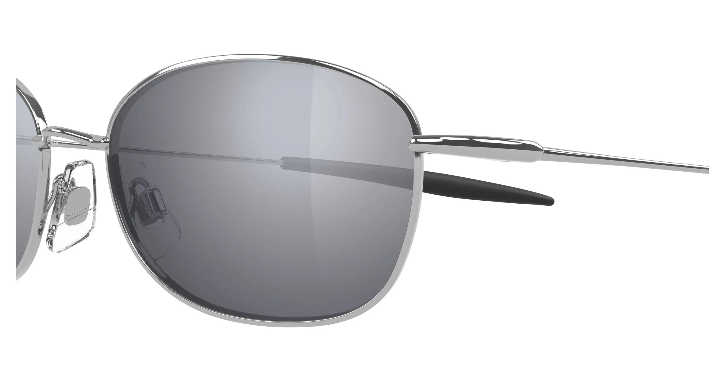 Maui Jim MJ0372S 002 Occhiali da sole Metallo Argento Argento Rotonda - immagine 3