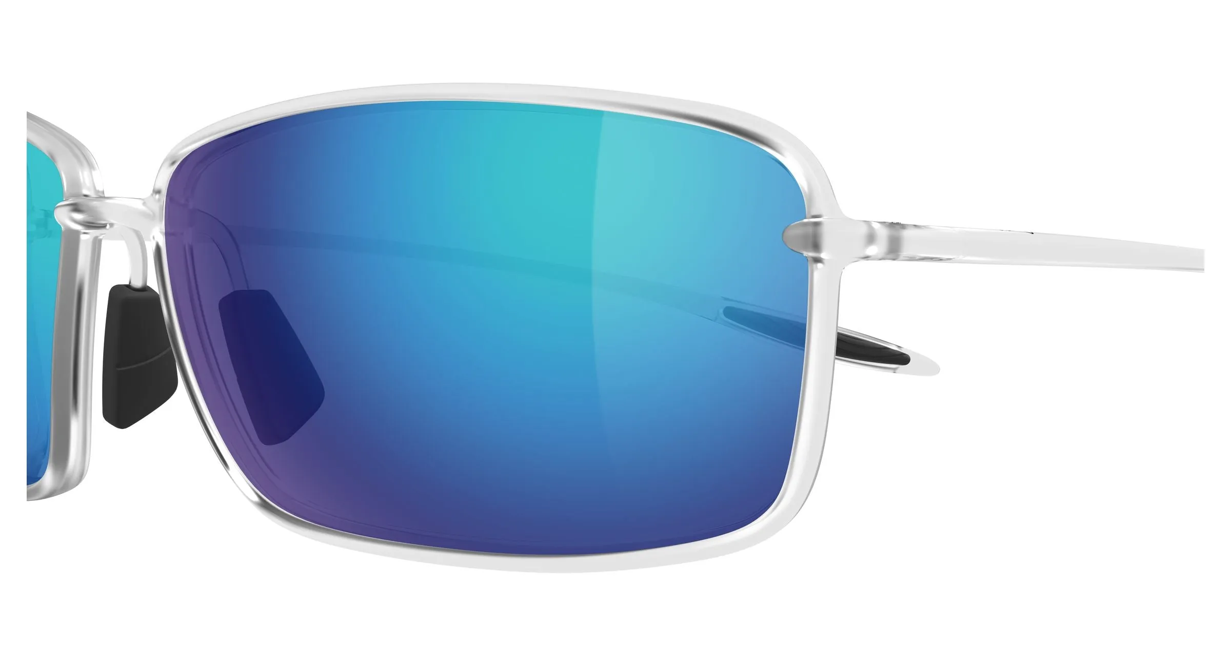 Maui Jim MJ0371S 003 Occhiali da sole Iniettato Cristallo Blu Squadrata - immagine 3
