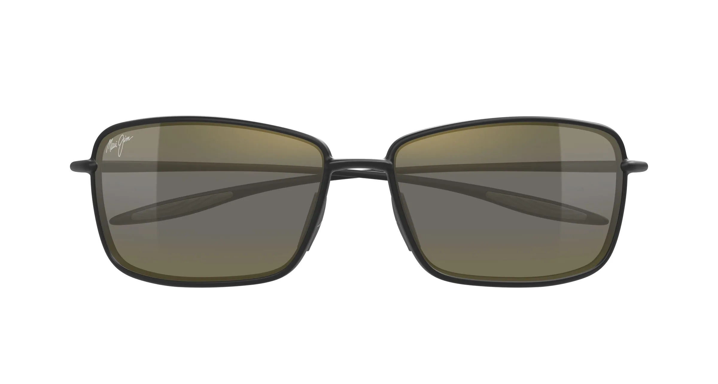 Maui Jim MJ0371S 002 Occhiali da sole Iniettato Nero Bronzo Squadrata - immagine 2