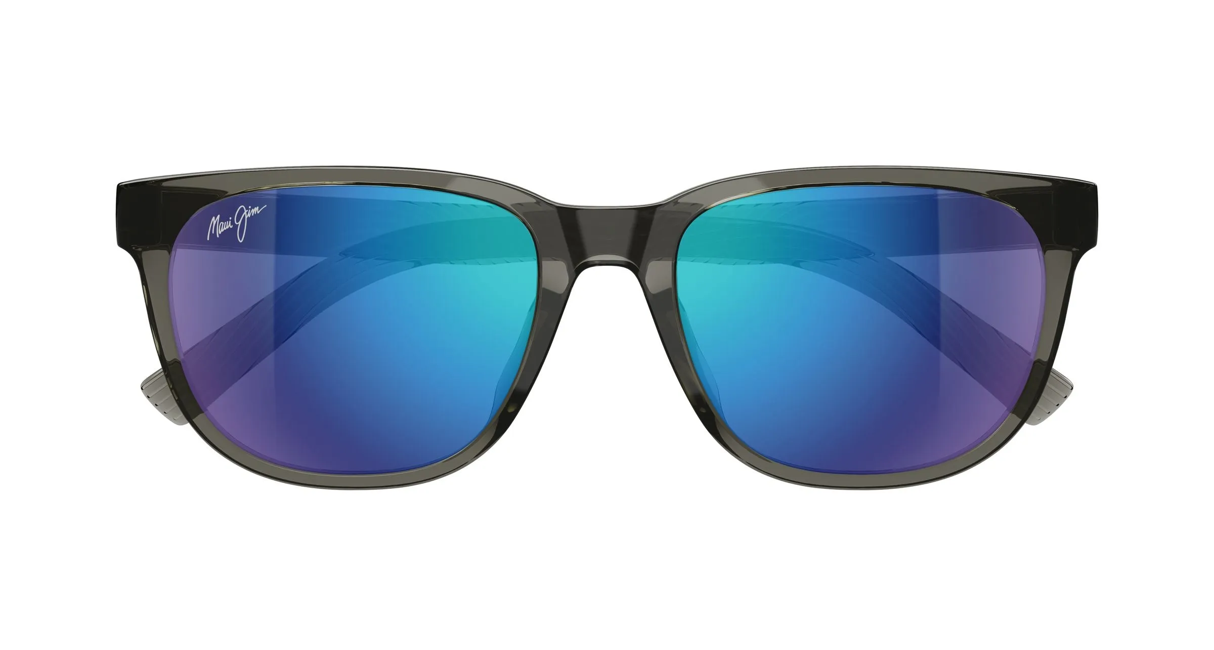Maui Jim MJ0365SA 004 Occhiali da sole Bio-iniettato Grigio Blu Squadrata - immagine 2