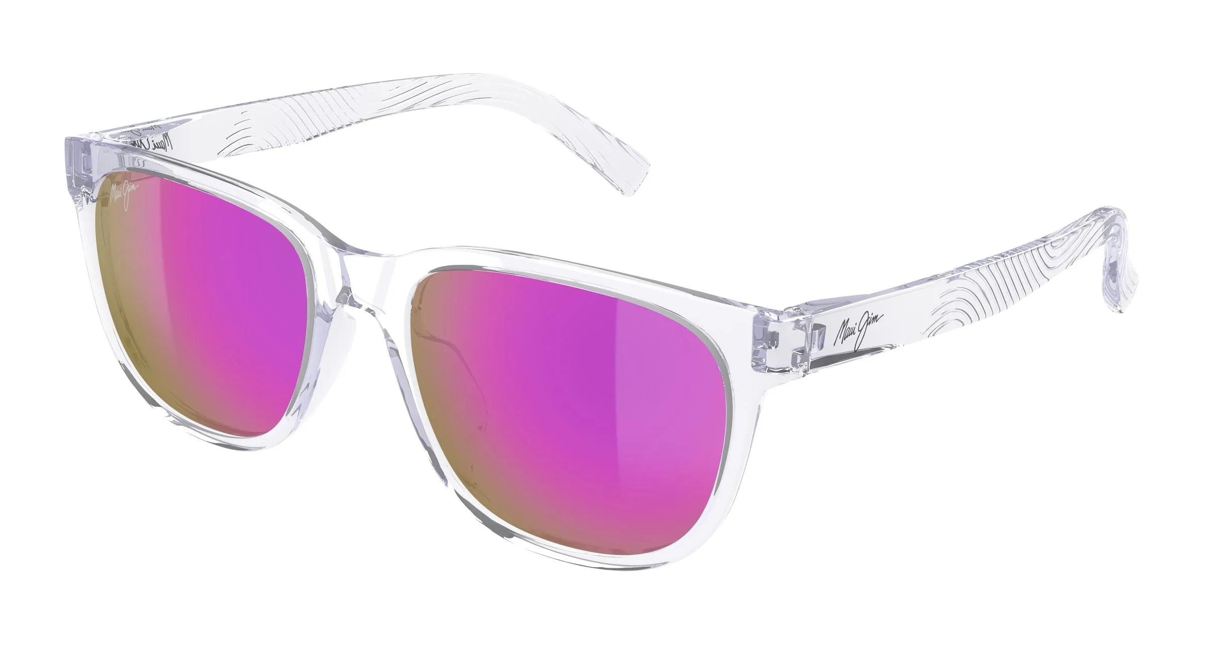 Maui Jim MJ0365SA 003 Occhiali da sole Bio-iniettato Cristallo Viola Squadrata - immagine 1