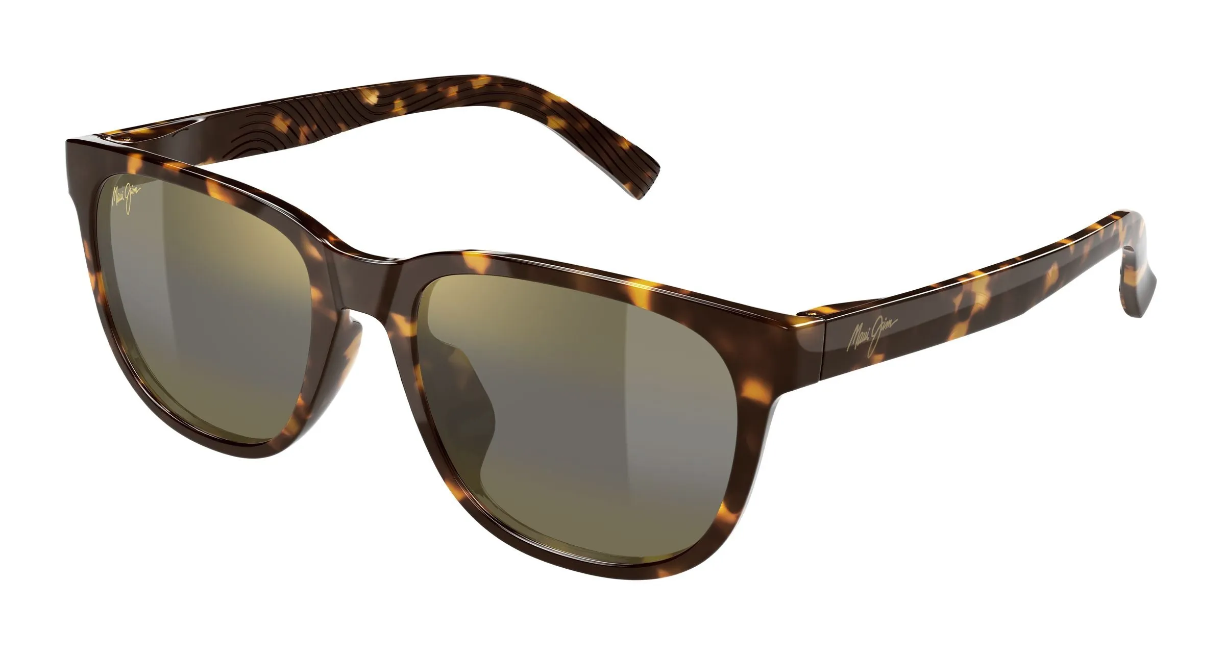 Maui Jim MJ0365SA 002 Occhiali da sole Bio-iniettato Havana Bronzo Squadrata - immagine 1