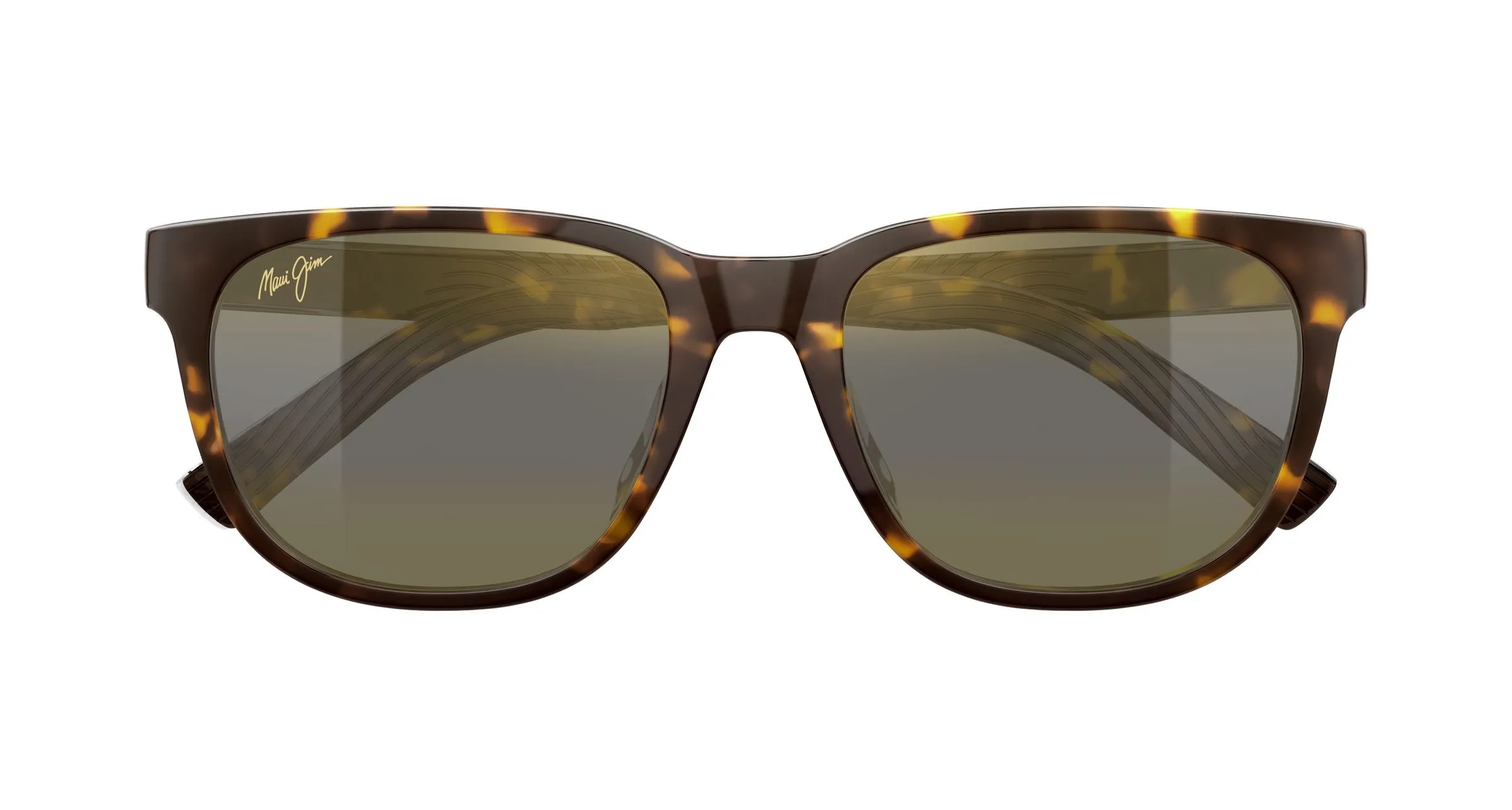 Maui Jim MJ0365SA 002 Occhiali da sole Bio-iniettato Havana Bronzo Squadrata - immagine 2