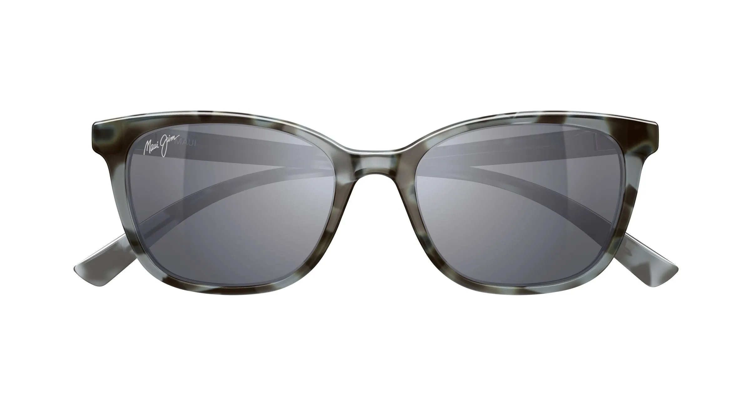 Maui Jim MJ0360S 003 Occhiali da sole Bio-iniettato Havana Argento Squadrata - immagine 2