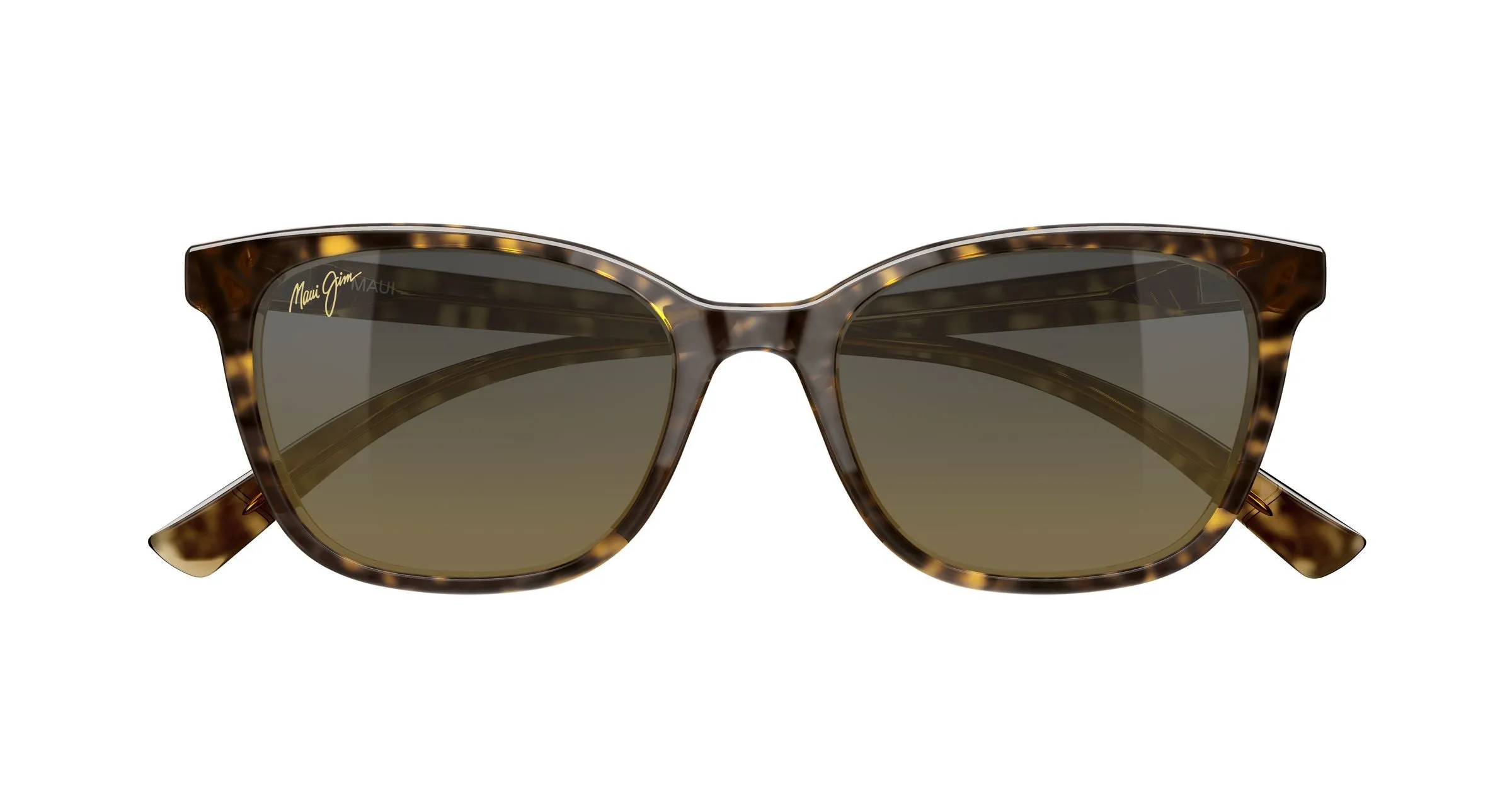 Maui Jim MJ0360S 002 Occhiali da sole Bio-iniettato Havana Bronzo Squadrata - immagine 2